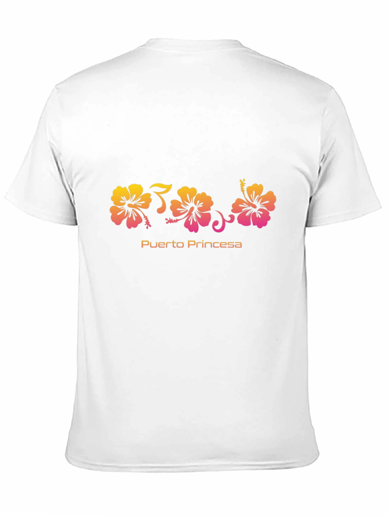 Puerto Princesa Floral Black T-Shirt