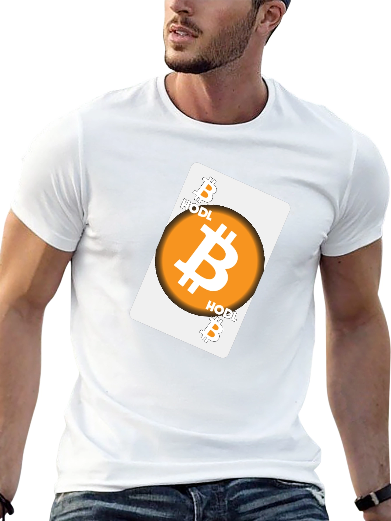 Bitcoin HODL Card T-Shirt