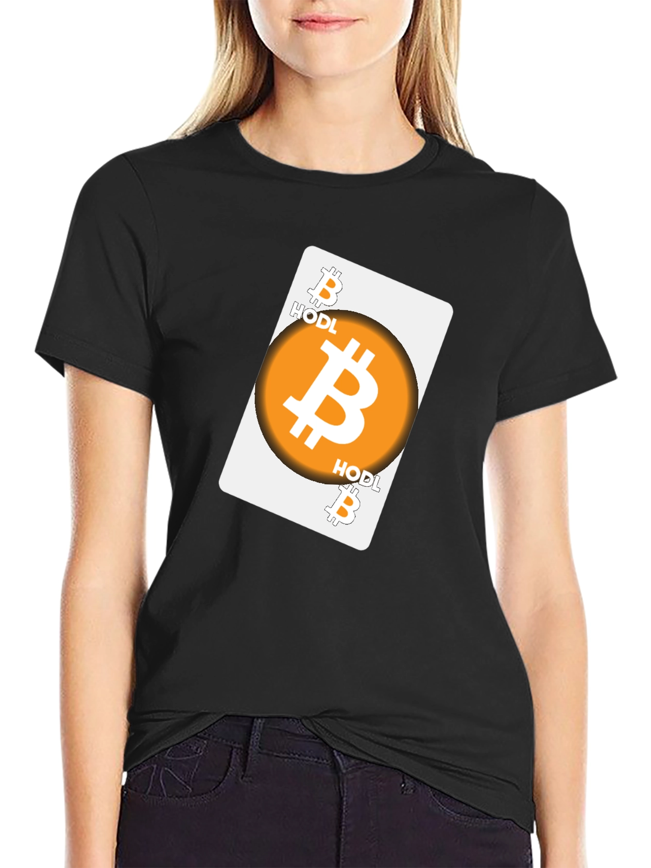 Bitcoin HODL Card T-Shirt