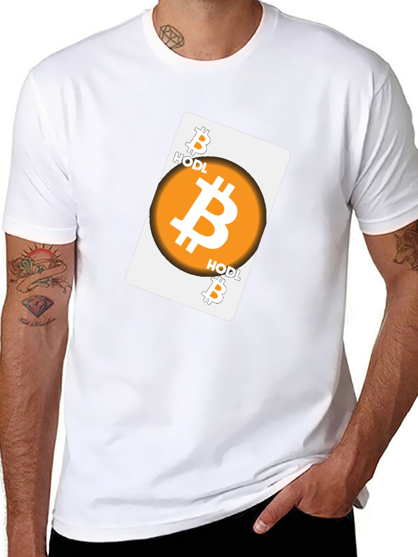 Bitcoin HODL Card T-Shirt