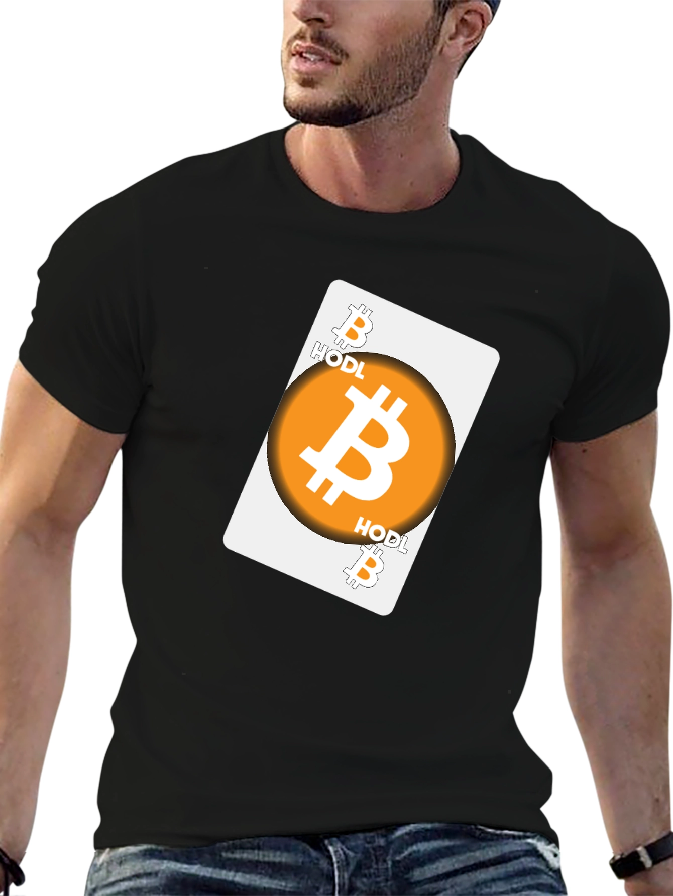 Bitcoin HODL Card T-Shirt