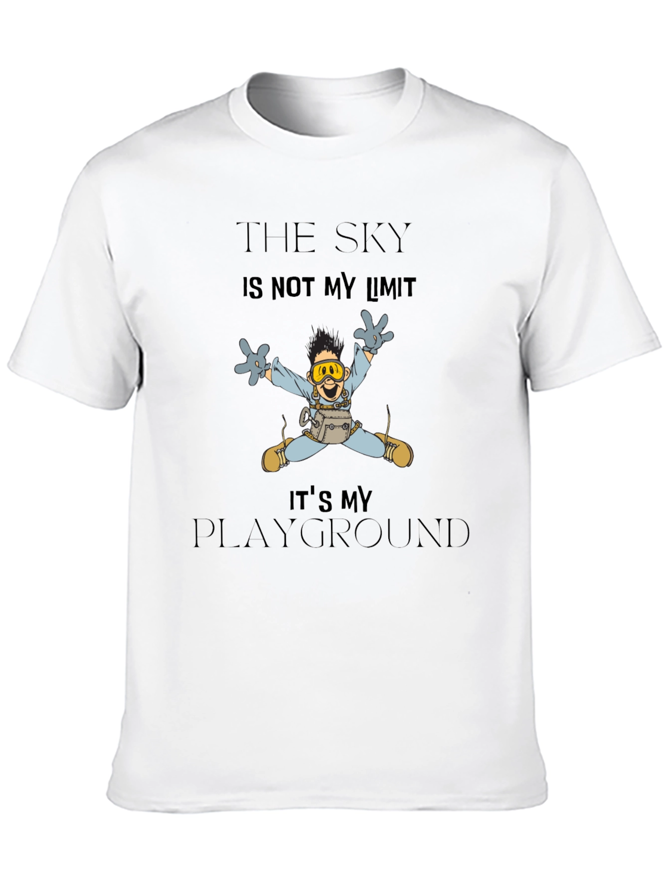 Skys the Playground Black T-Shirt