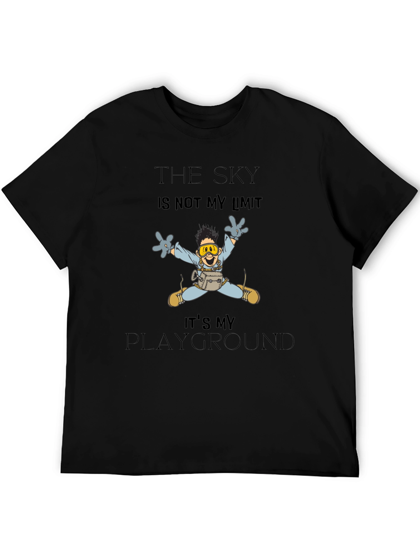 Skys the Playground Black T-Shirt