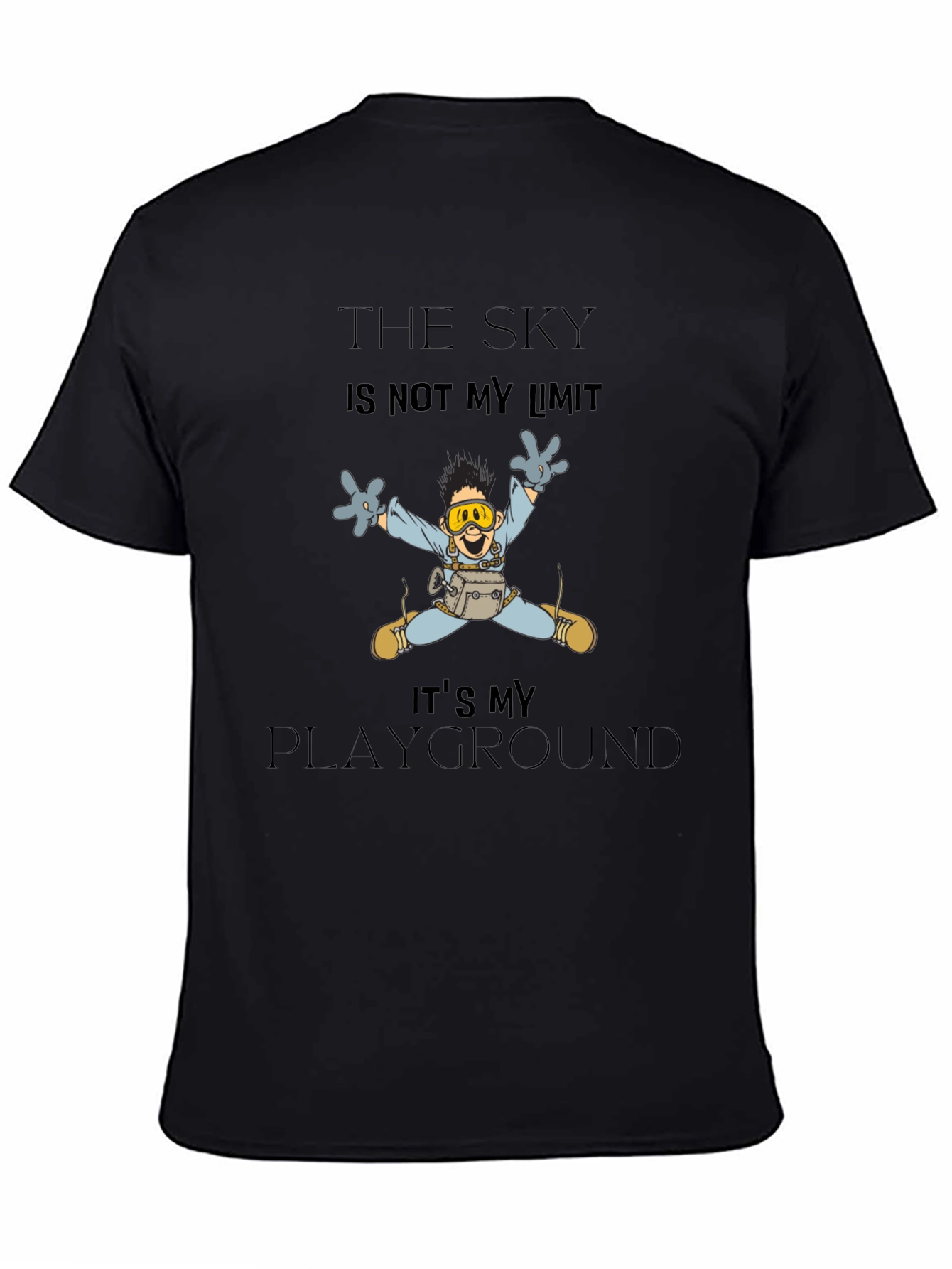 Skys the Playground Black T-Shirt