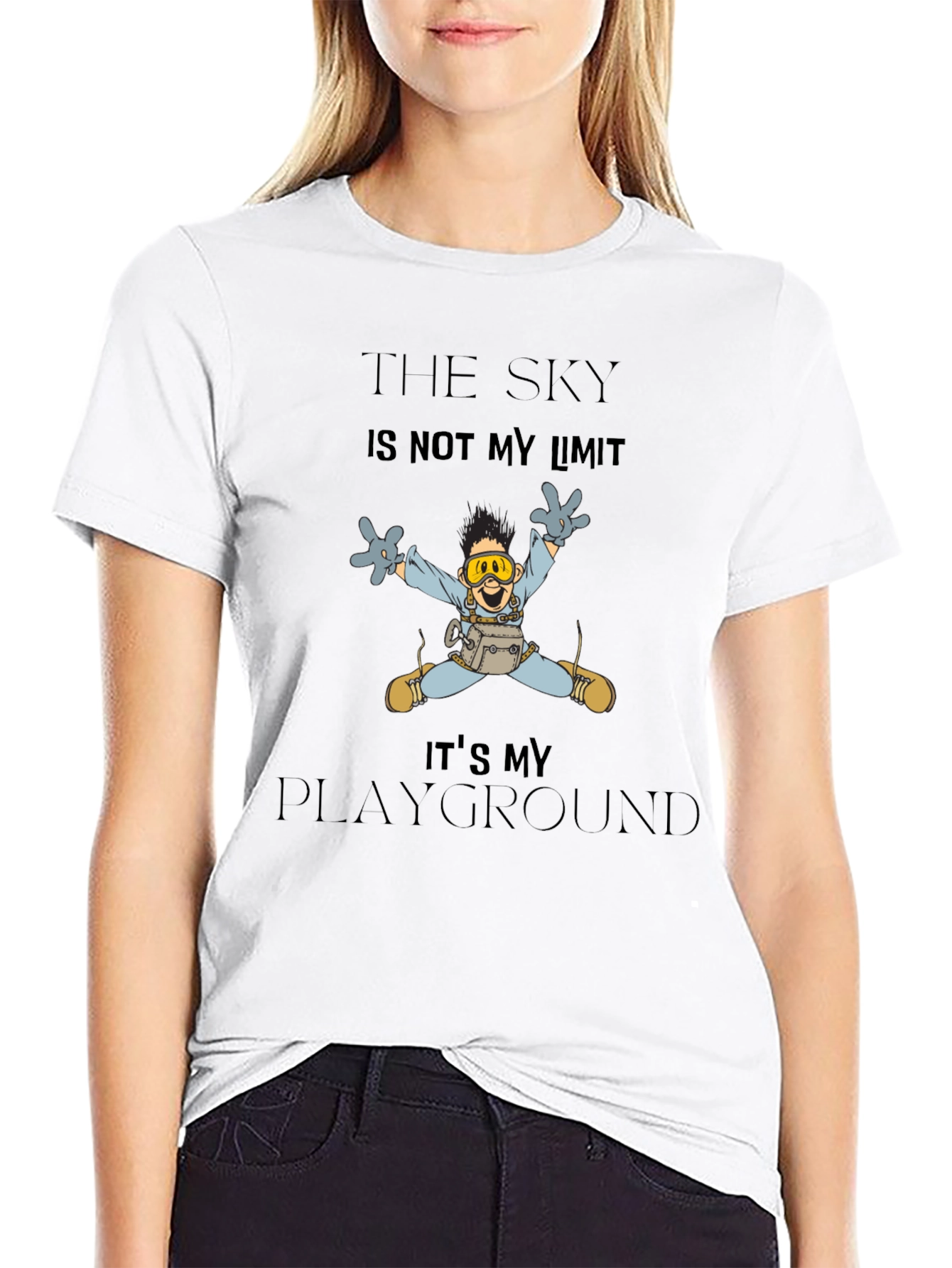 Skys the Playground Black T-Shirt
