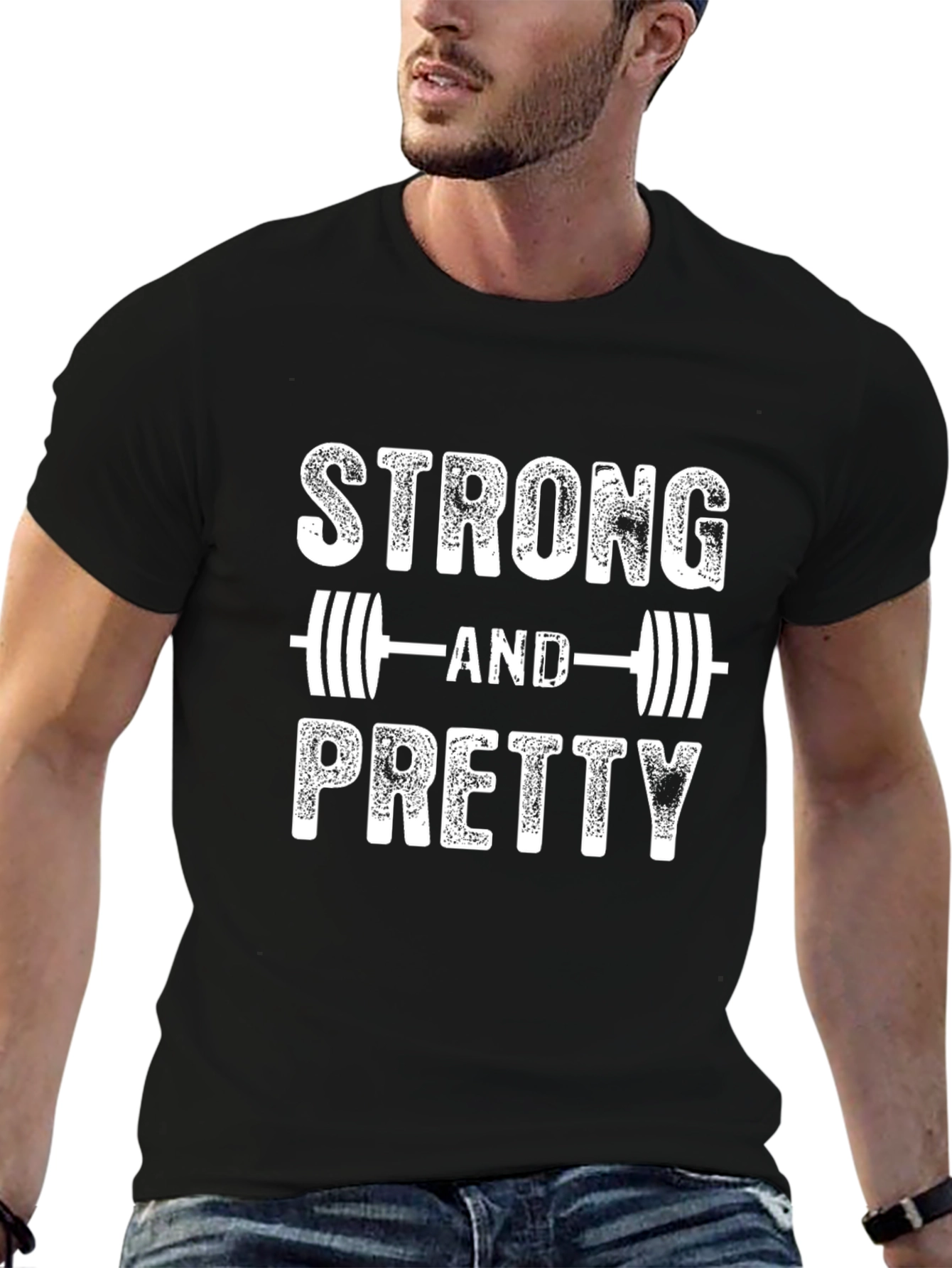 Strong & Pretty Black T-Shirt