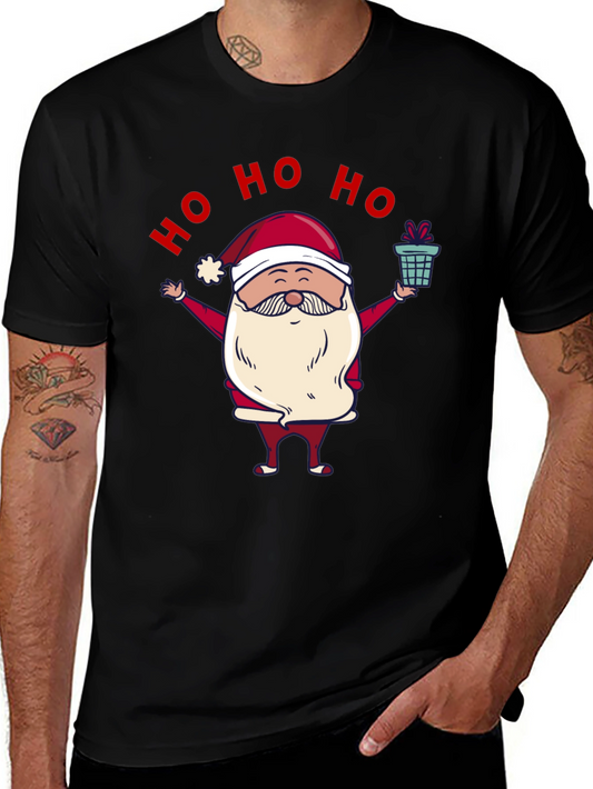 Festive Santa T-Shirt - Ho Ho Ho!