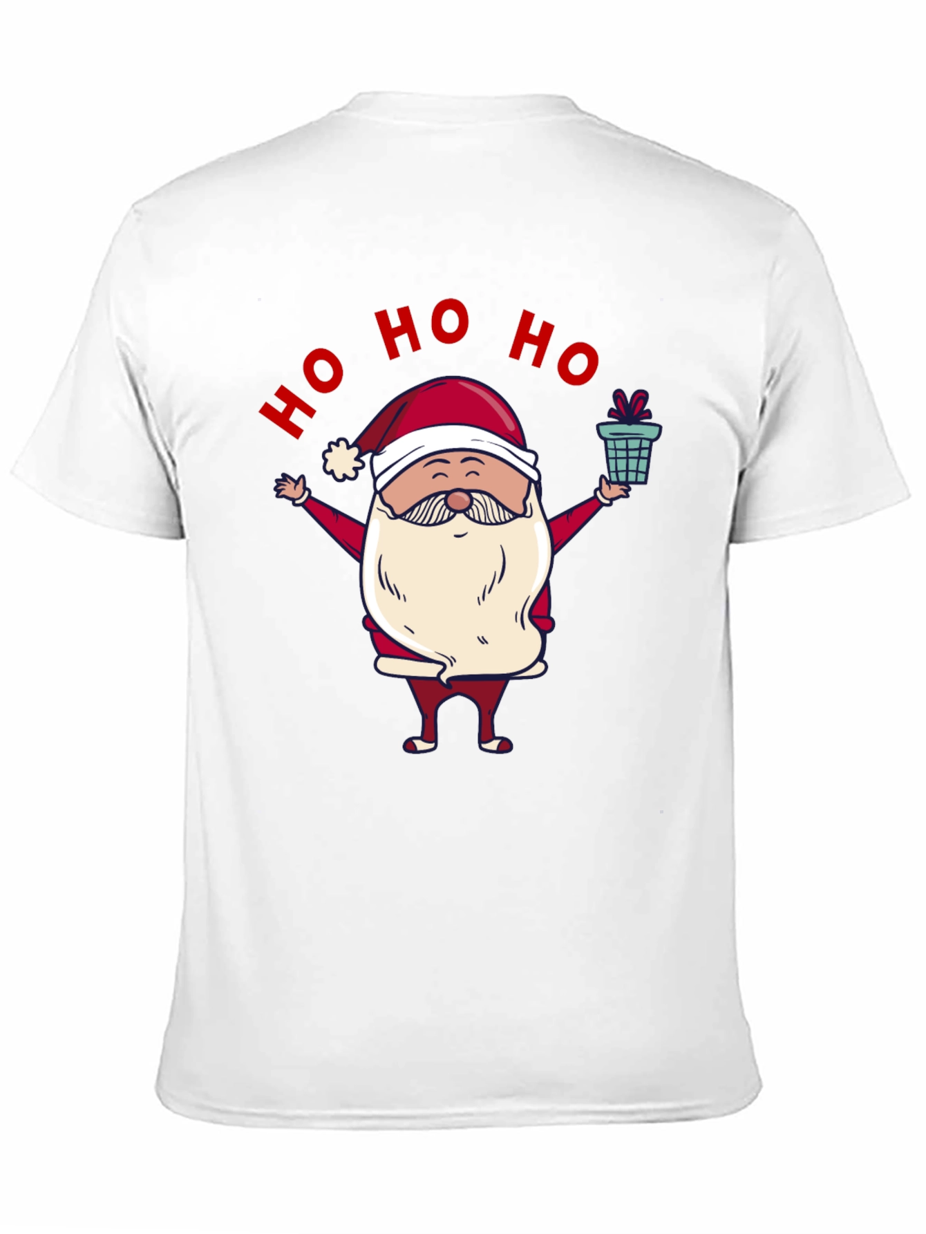 Festive Santa T-Shirt - Ho Ho Ho!