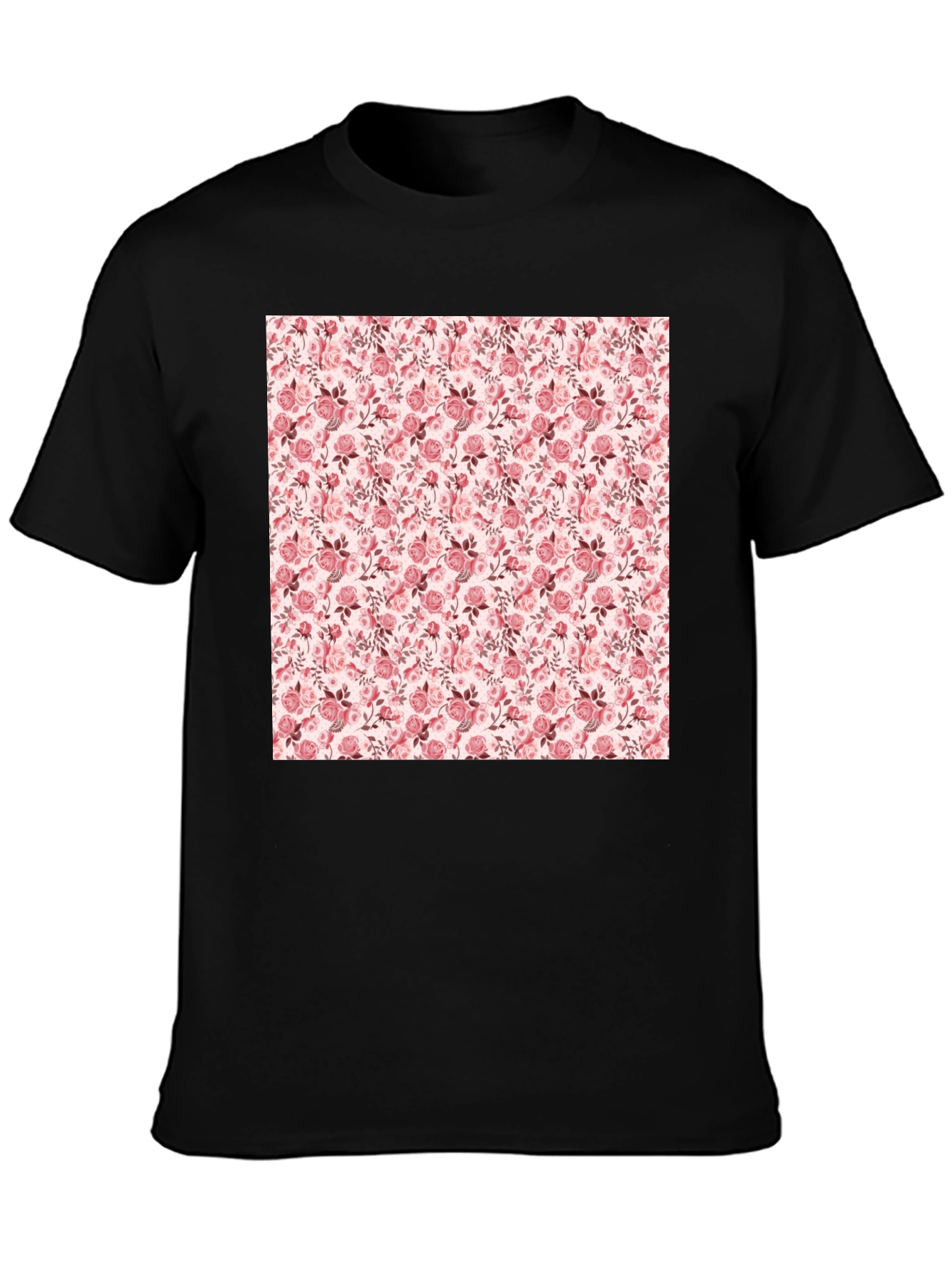 Floral Print Tee - Stylish Casual Comfort