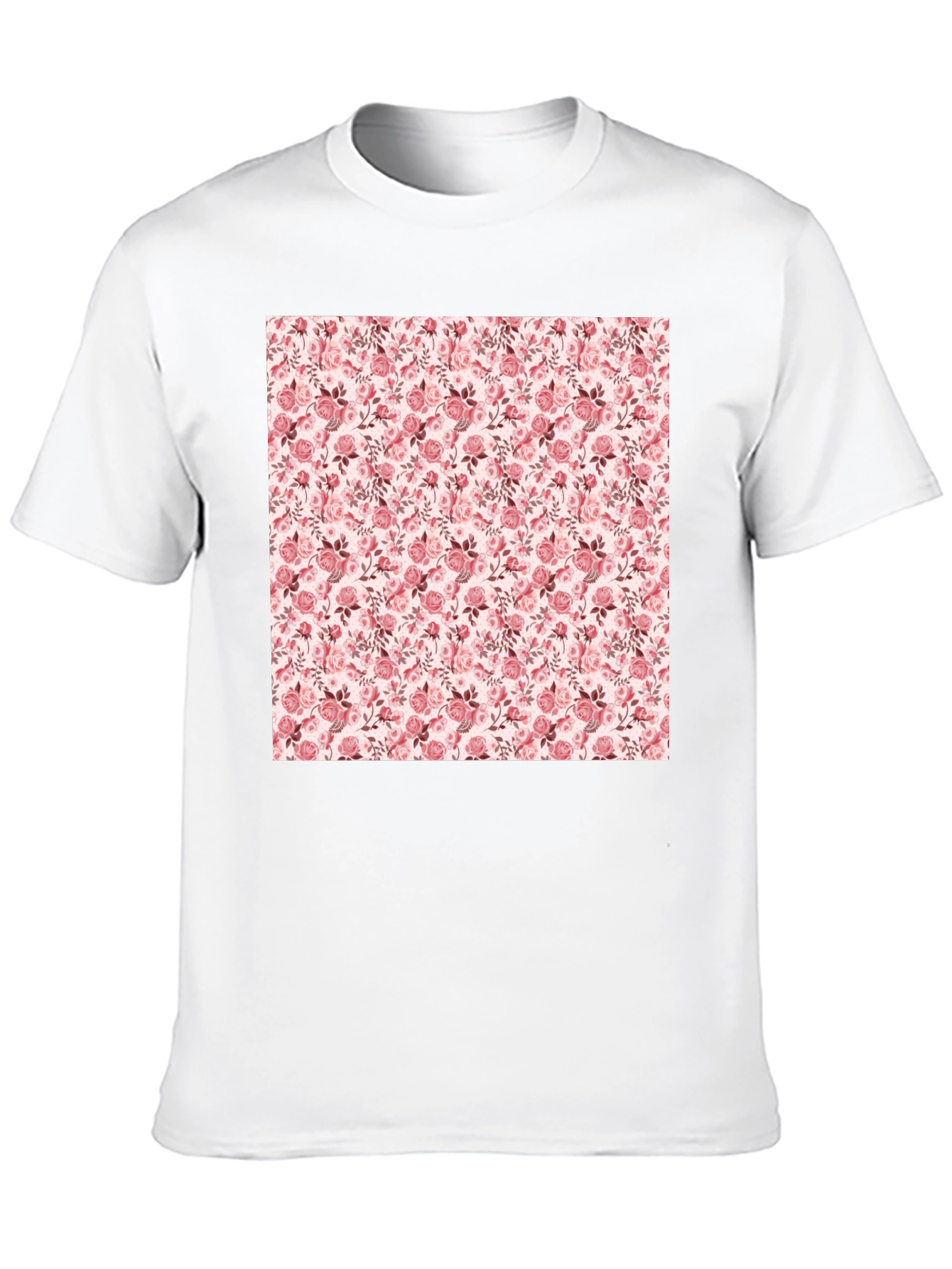 Floral Print Tee - Stylish Casual Comfort