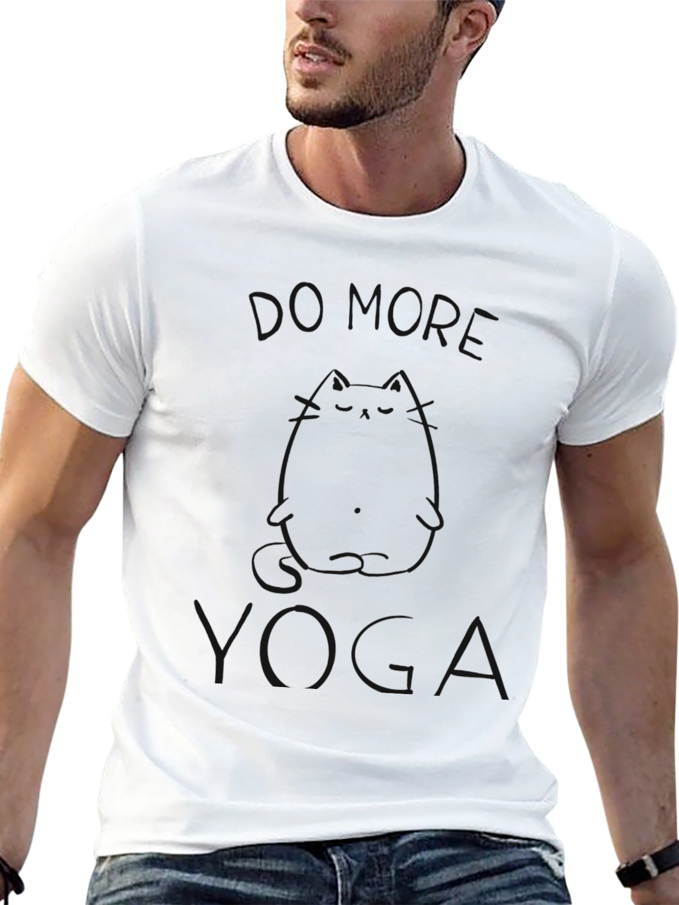 Mens Black Yoga T-Shirt