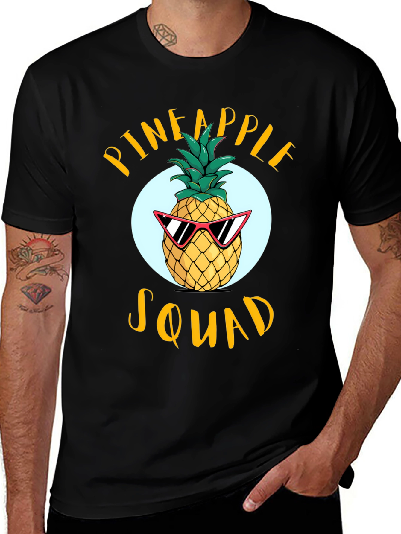 Pineapple Squad Graphic T-Shirt