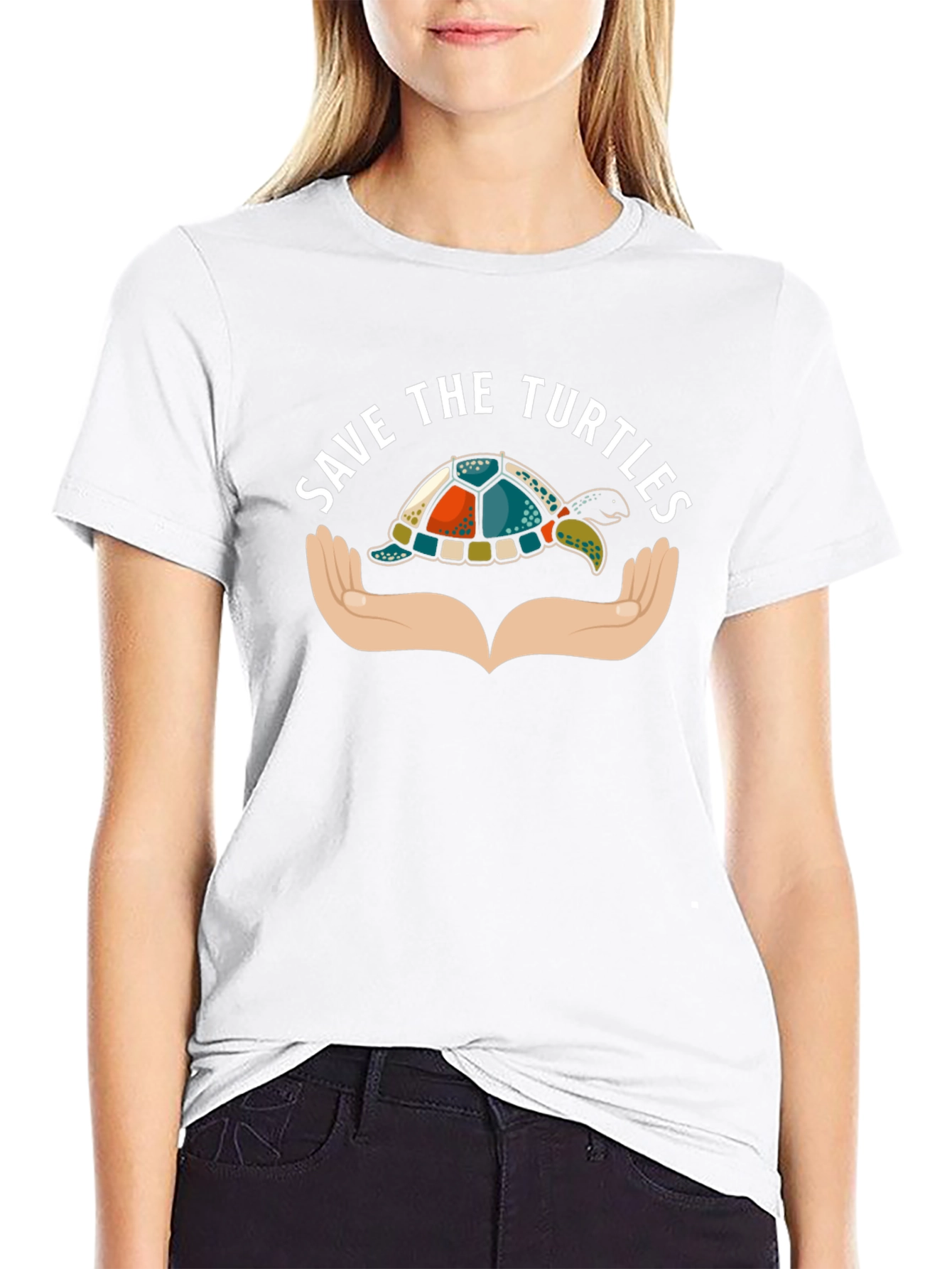 Save The Turtles T-Shirt Environmental Tee