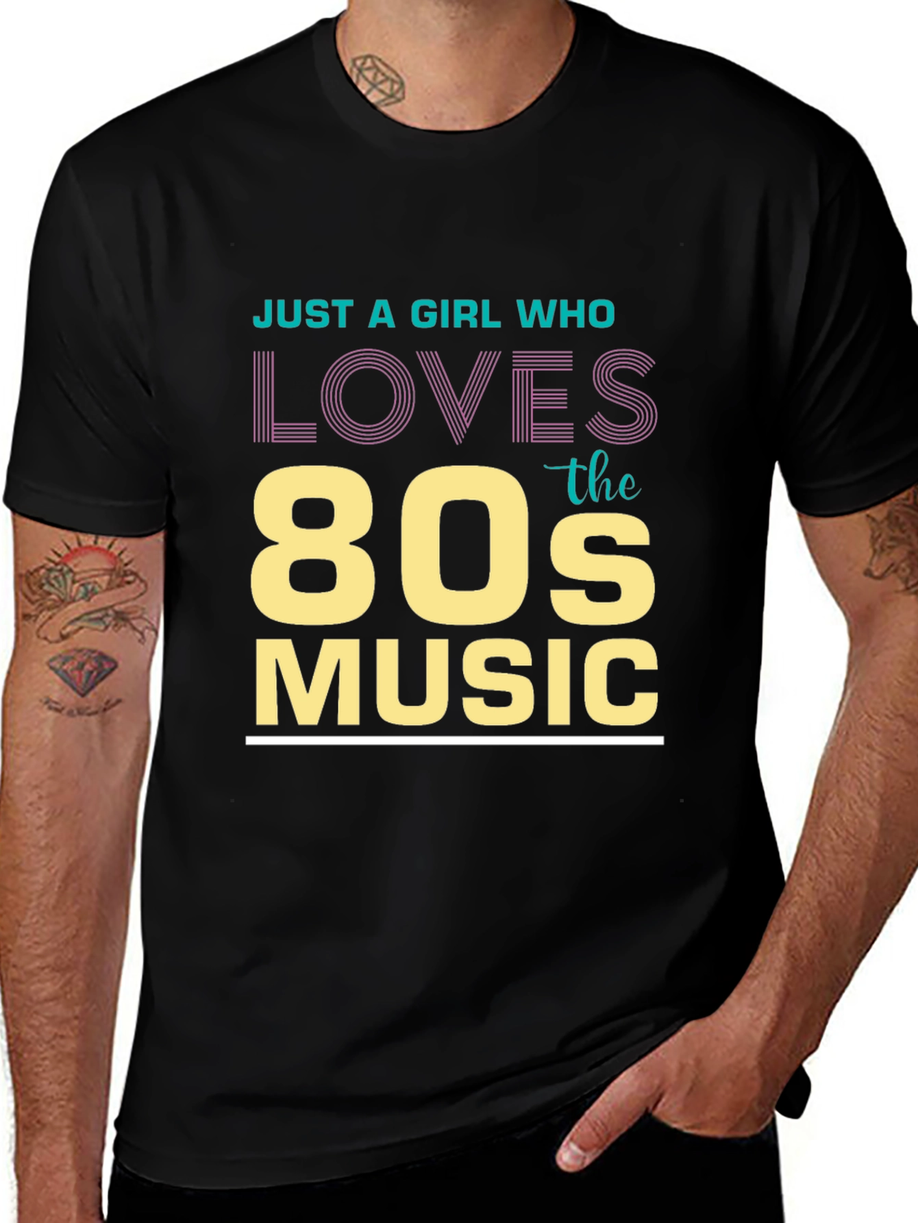 80s Music Lover Graphic Tee
