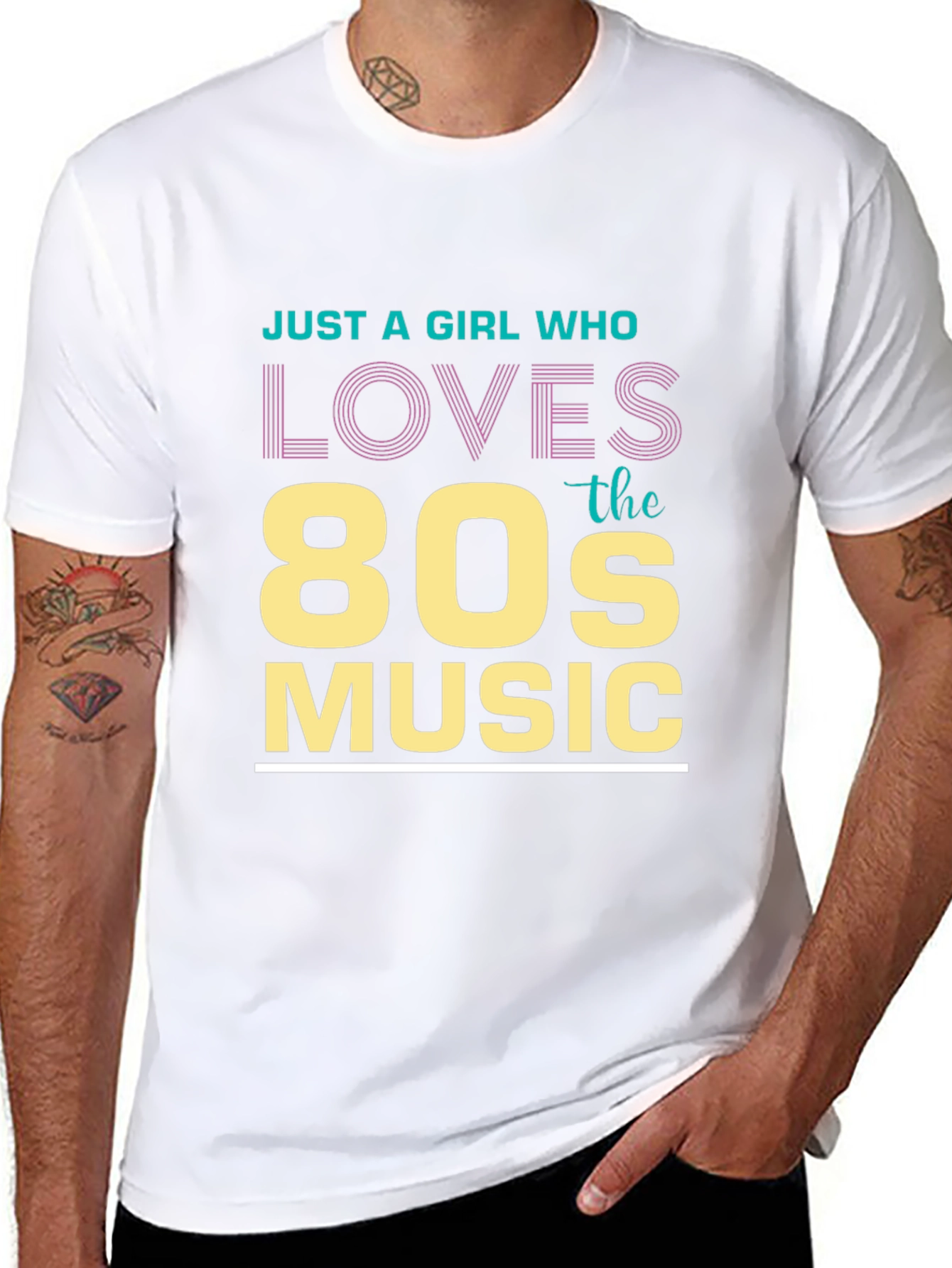 80s Music Lover Graphic Tee