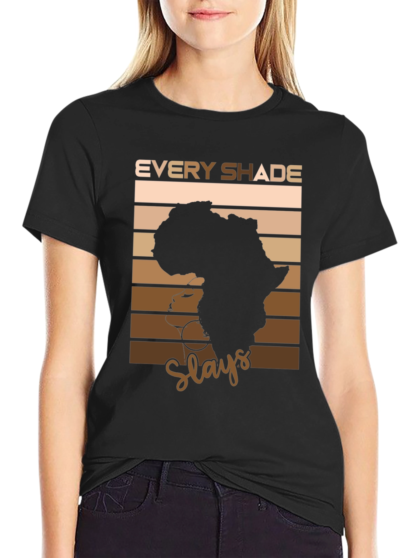 Every Shade Slays T-Shirt - African Pride