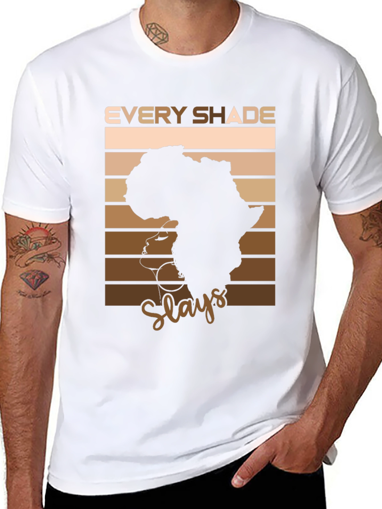 Every Shade Slays T-Shirt - African Pride
