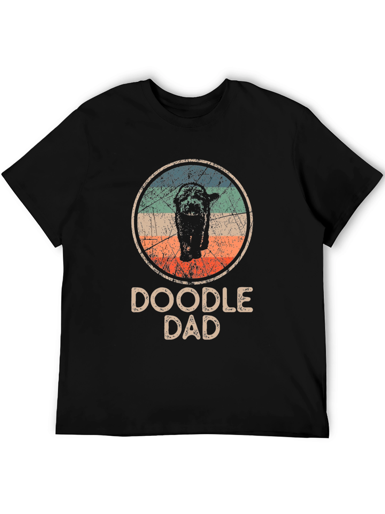 Doodle Dad Retro Graphic T-Shirt