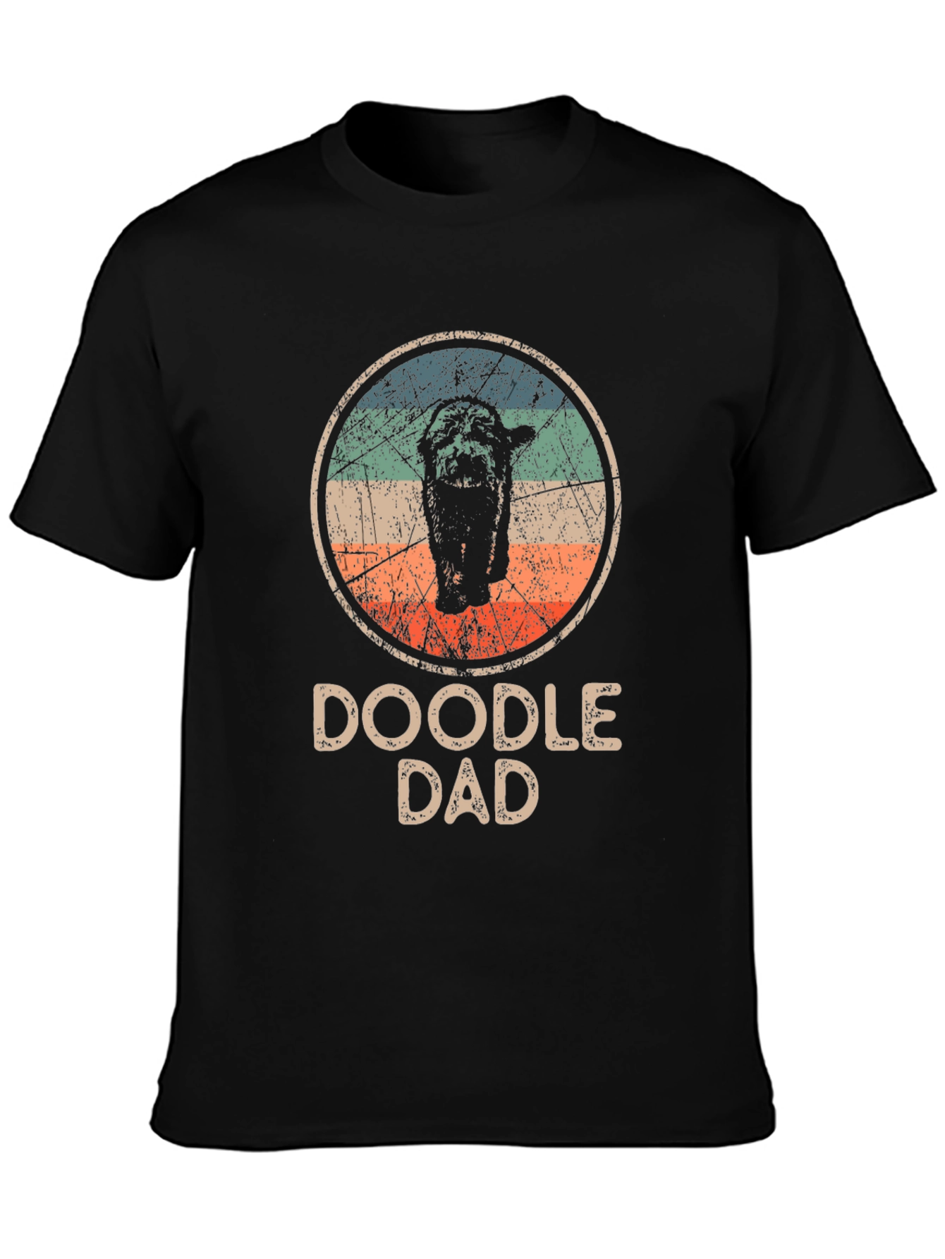 Doodle Dad Retro Graphic T-Shirt