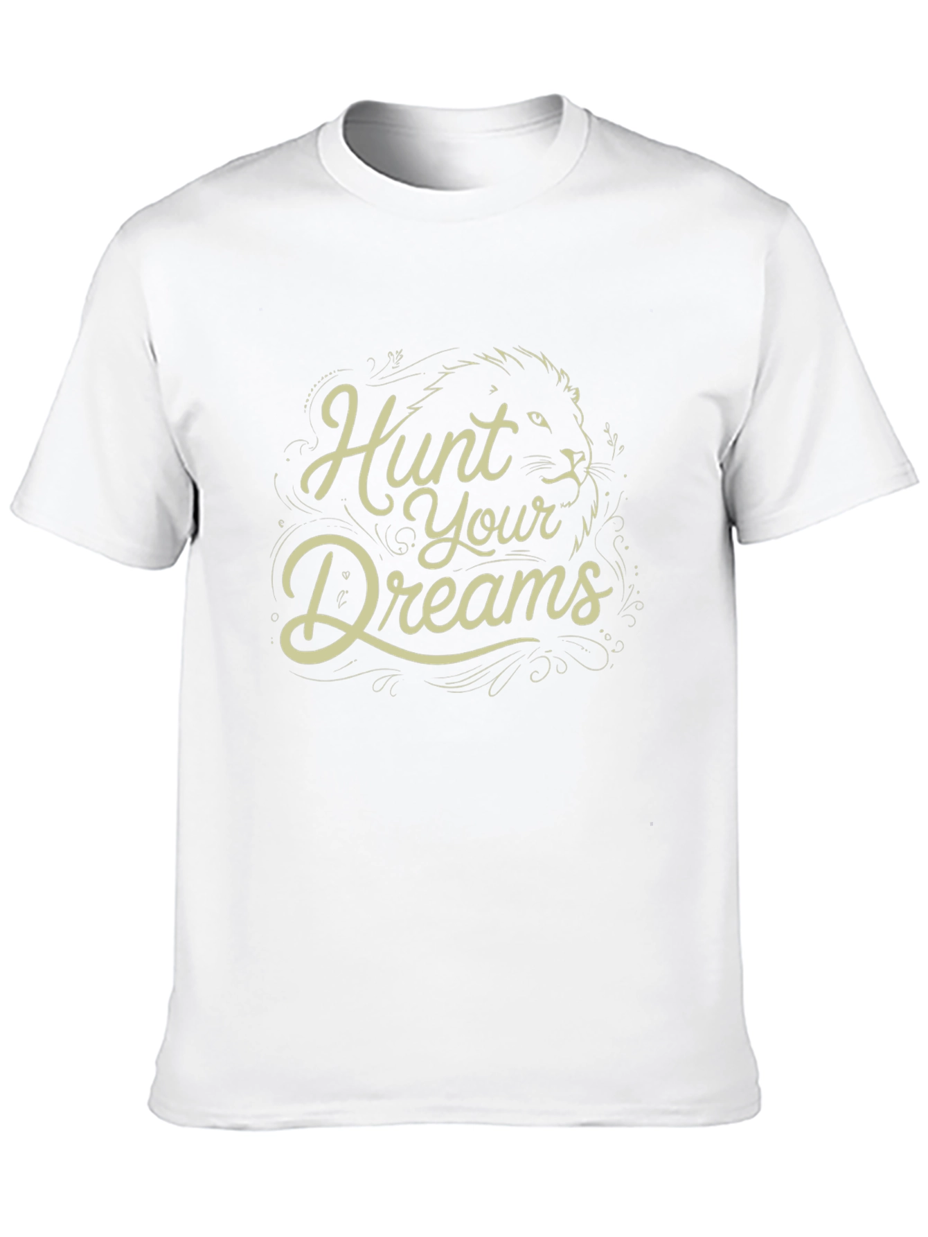 Hunt Your Dreams Graphic Tee - Black Cotton T-Shirt