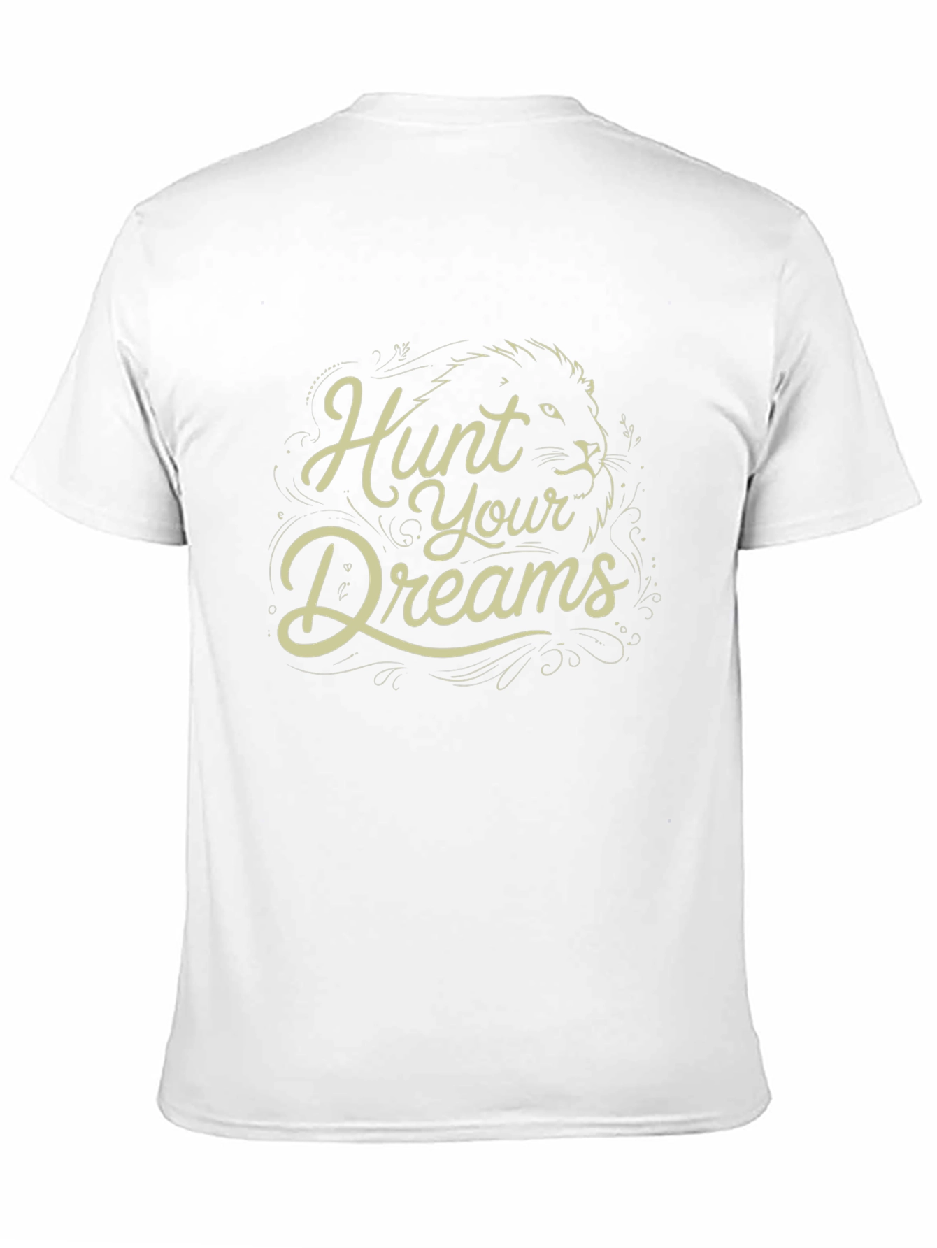 Hunt Your Dreams Graphic Tee - Black Cotton T-Shirt