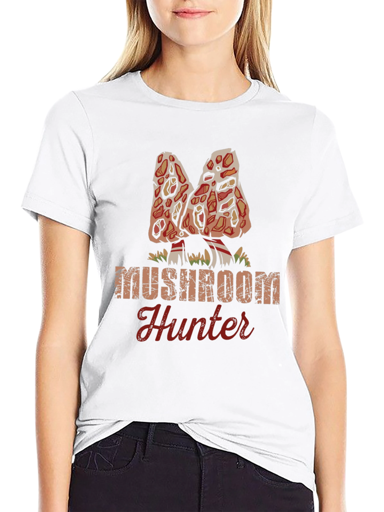 Mushroom Hunter Graphic Tee - Nature Inspired