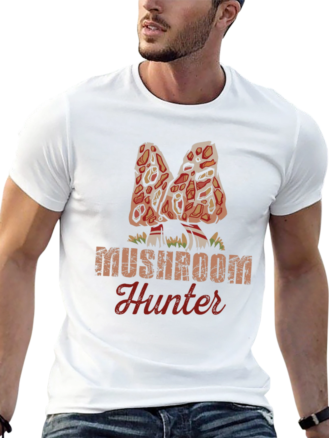 Mushroom Hunter Graphic Tee - Nature Inspired