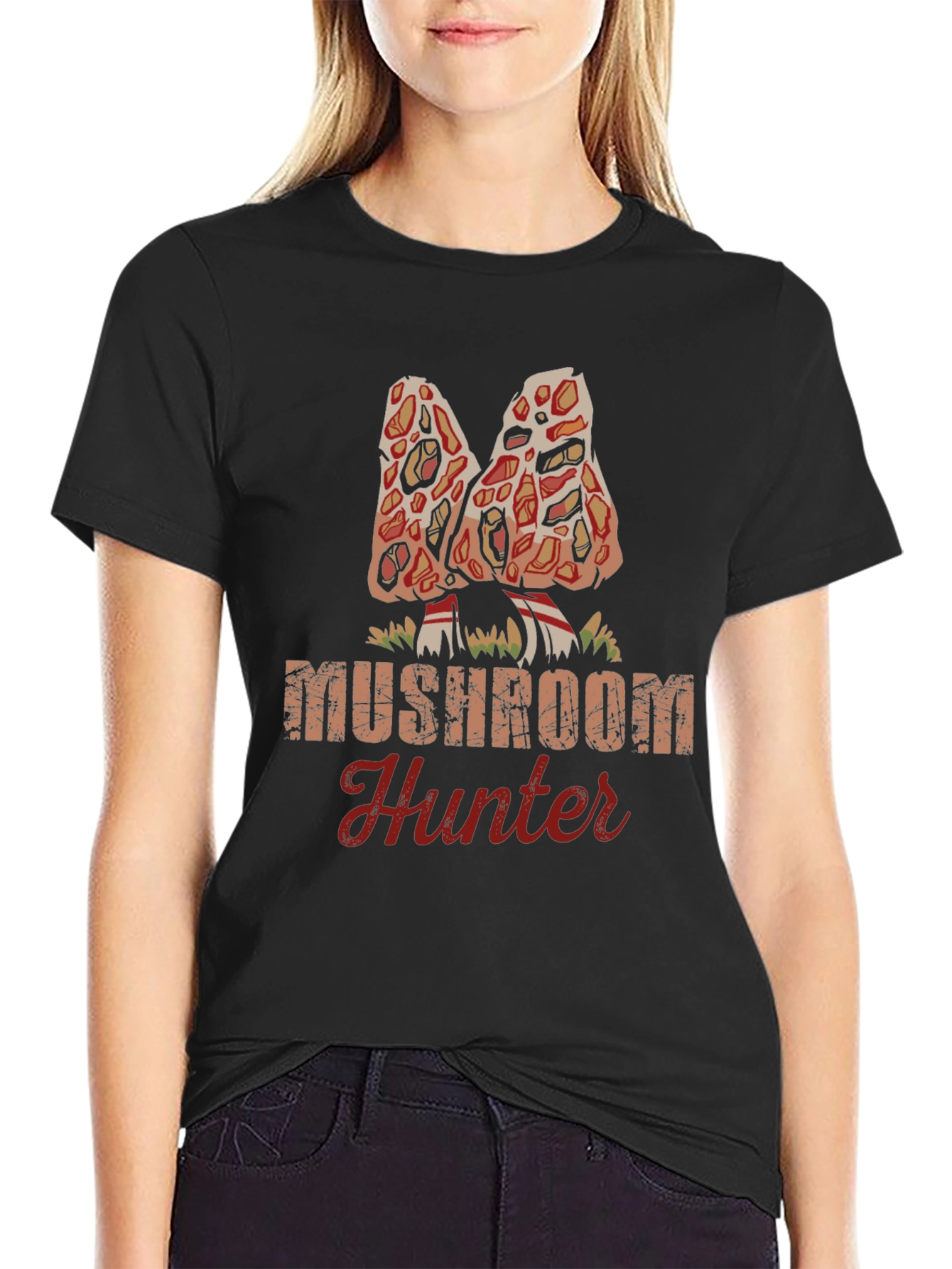 Mushroom Hunter Graphic Tee - Nature Inspired