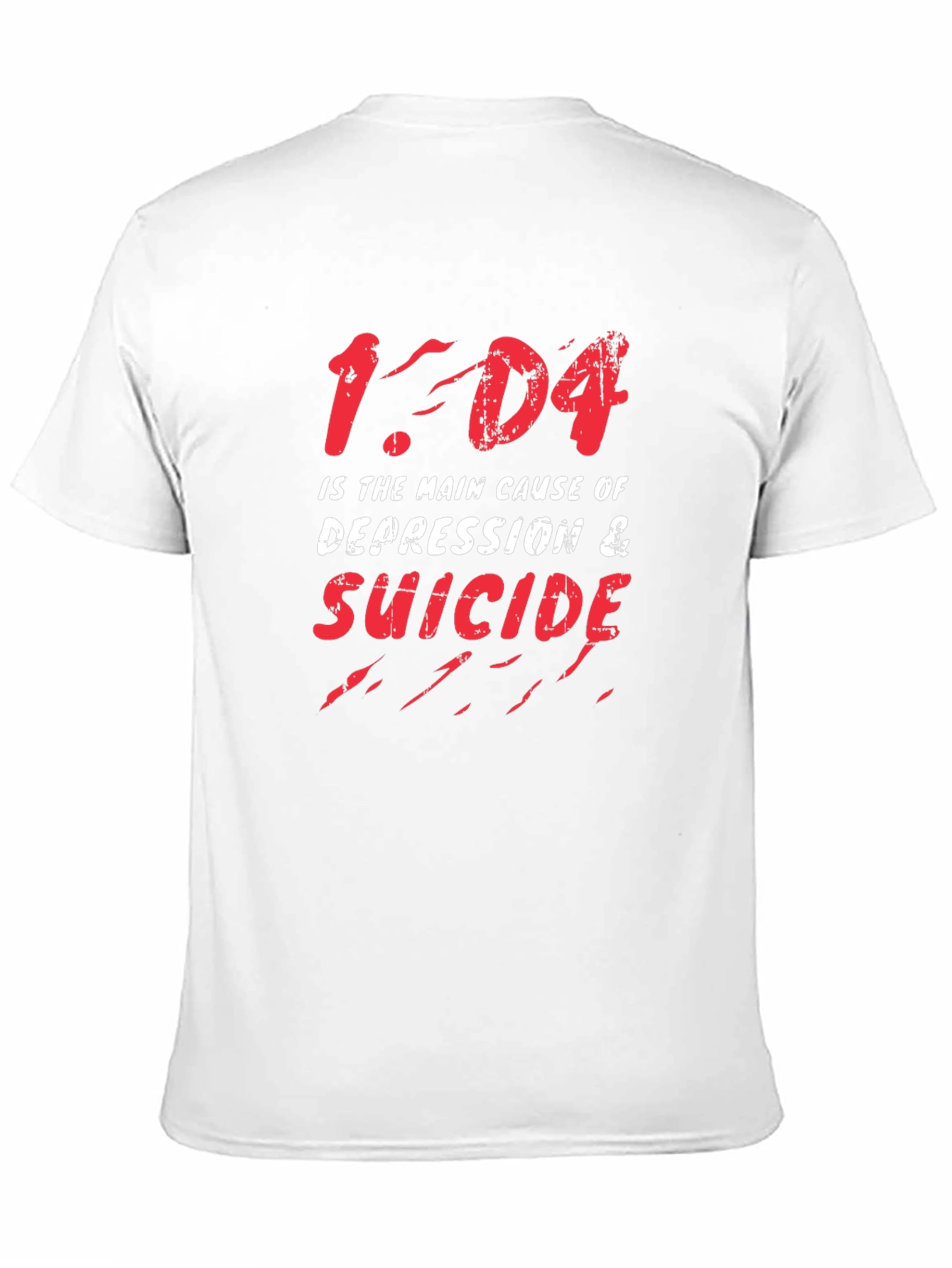 1-D4 Cause of Depression & Suicide Graphic Tee