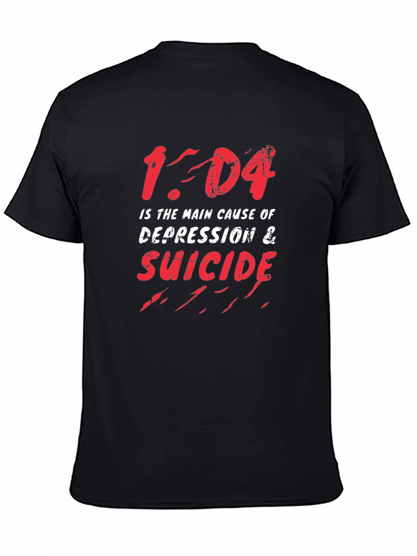 1-D4 Cause of Depression & Suicide Graphic Tee