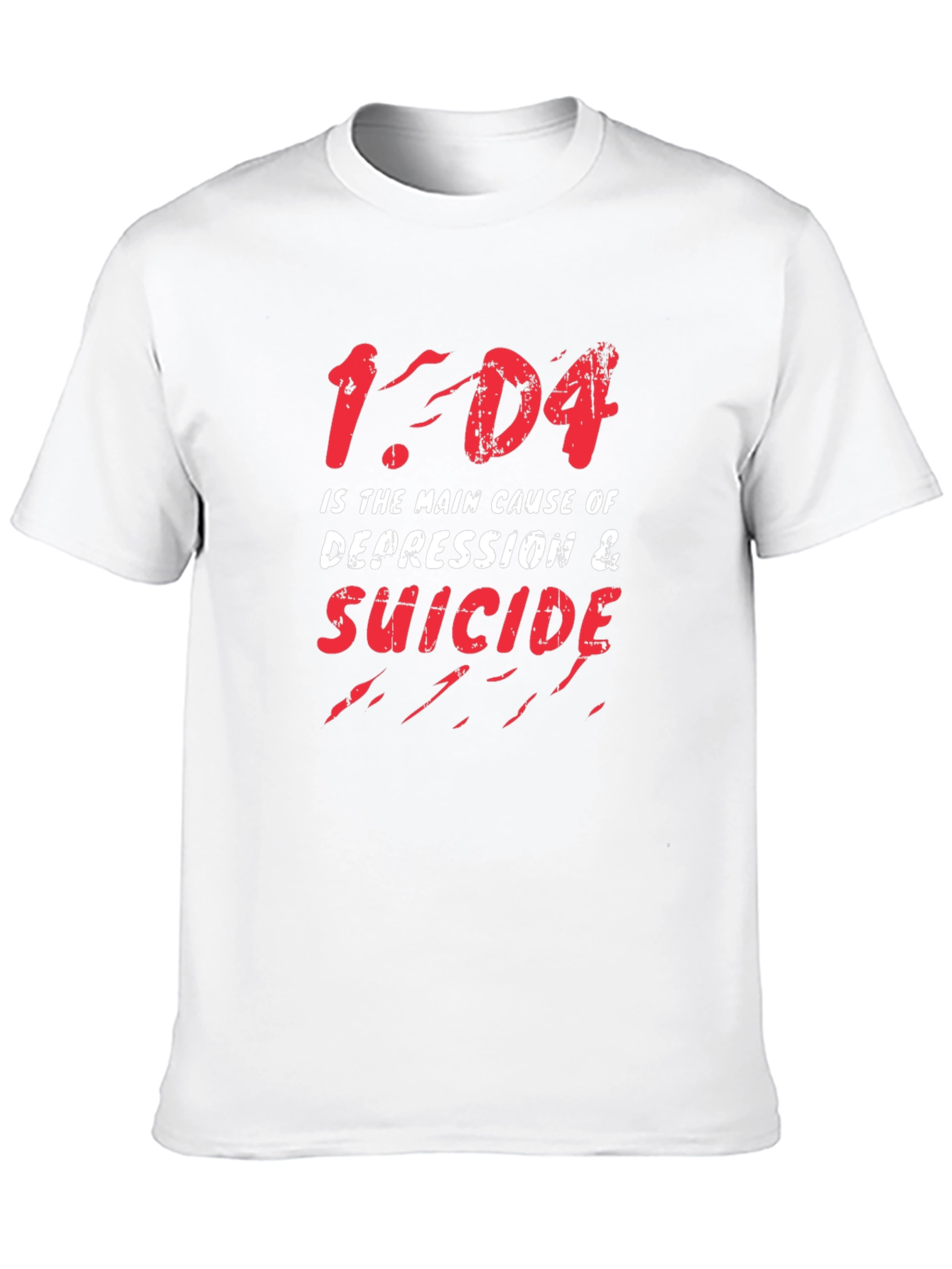 1-D4 Cause of Depression & Suicide Graphic Tee