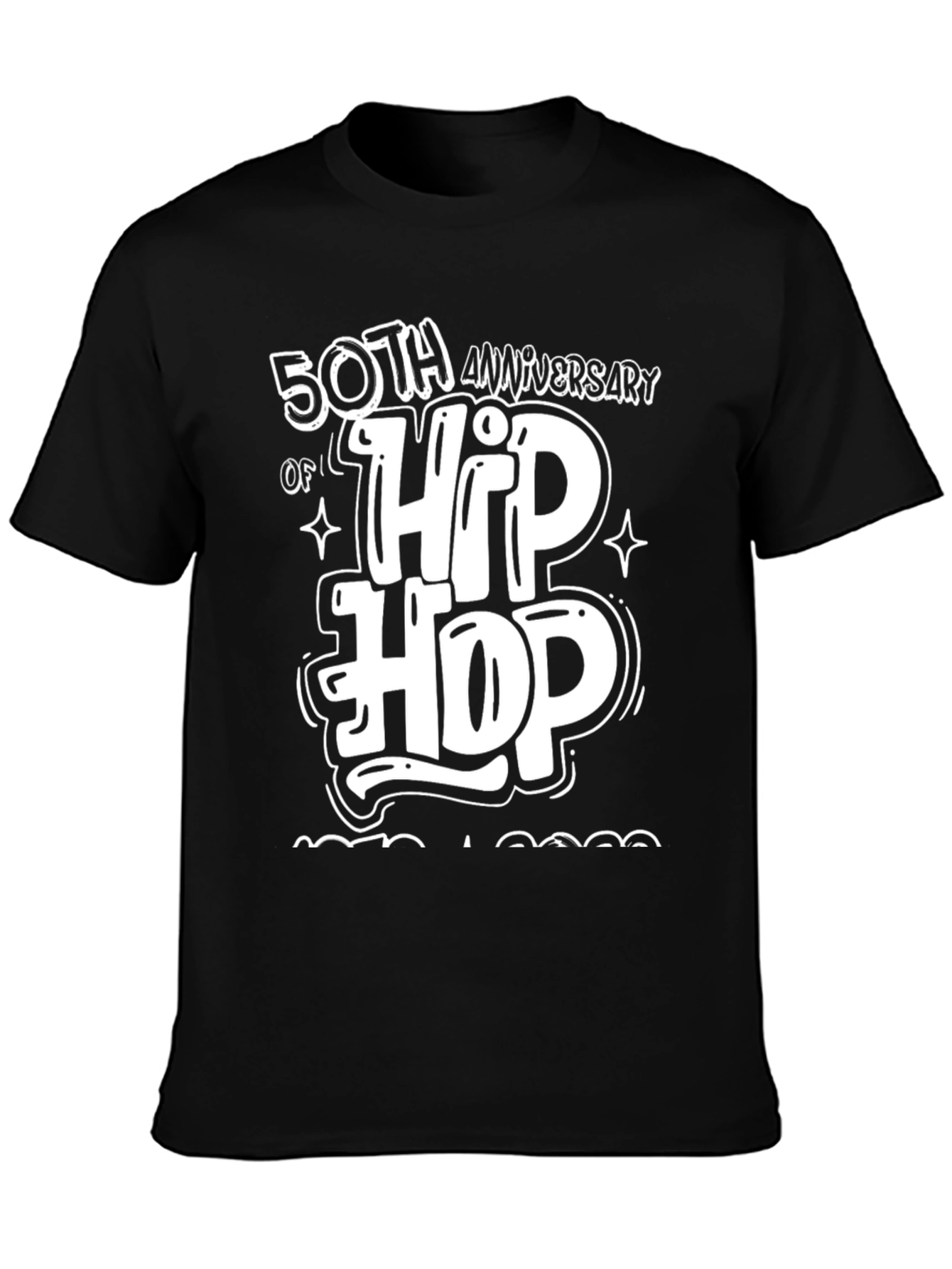 Hip Hop 50th Anniversary Black T-Shirt