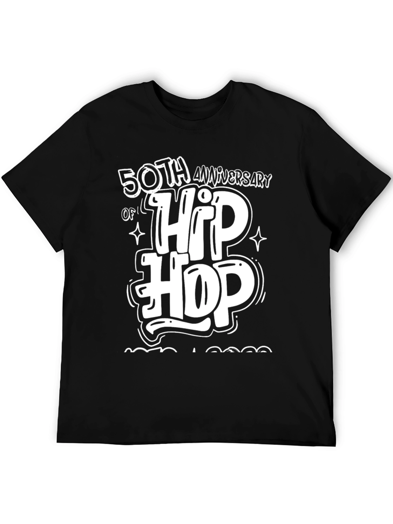 Hip Hop 50th Anniversary Black T-Shirt