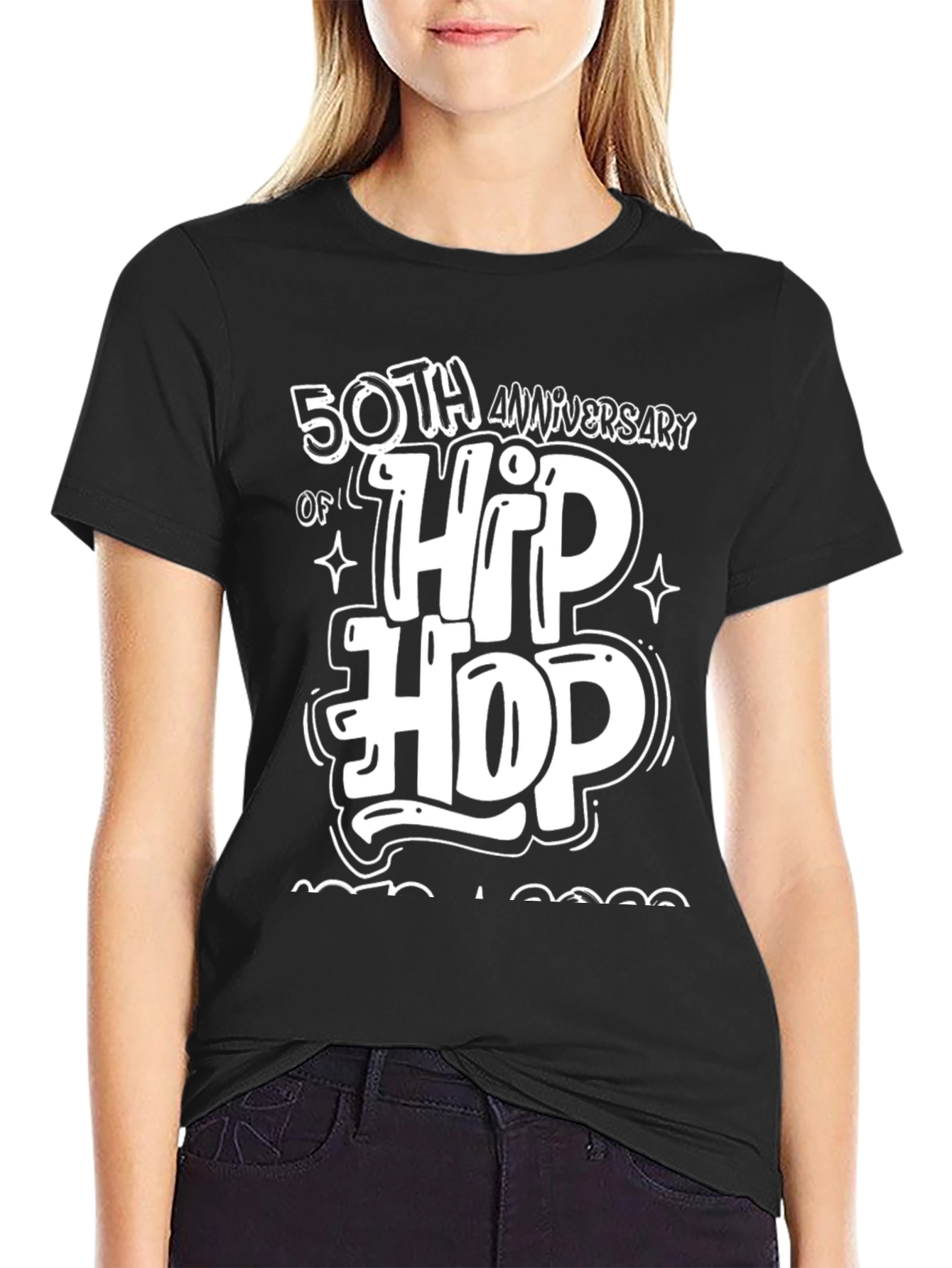 Hip Hop 50th Anniversary Black T-Shirt