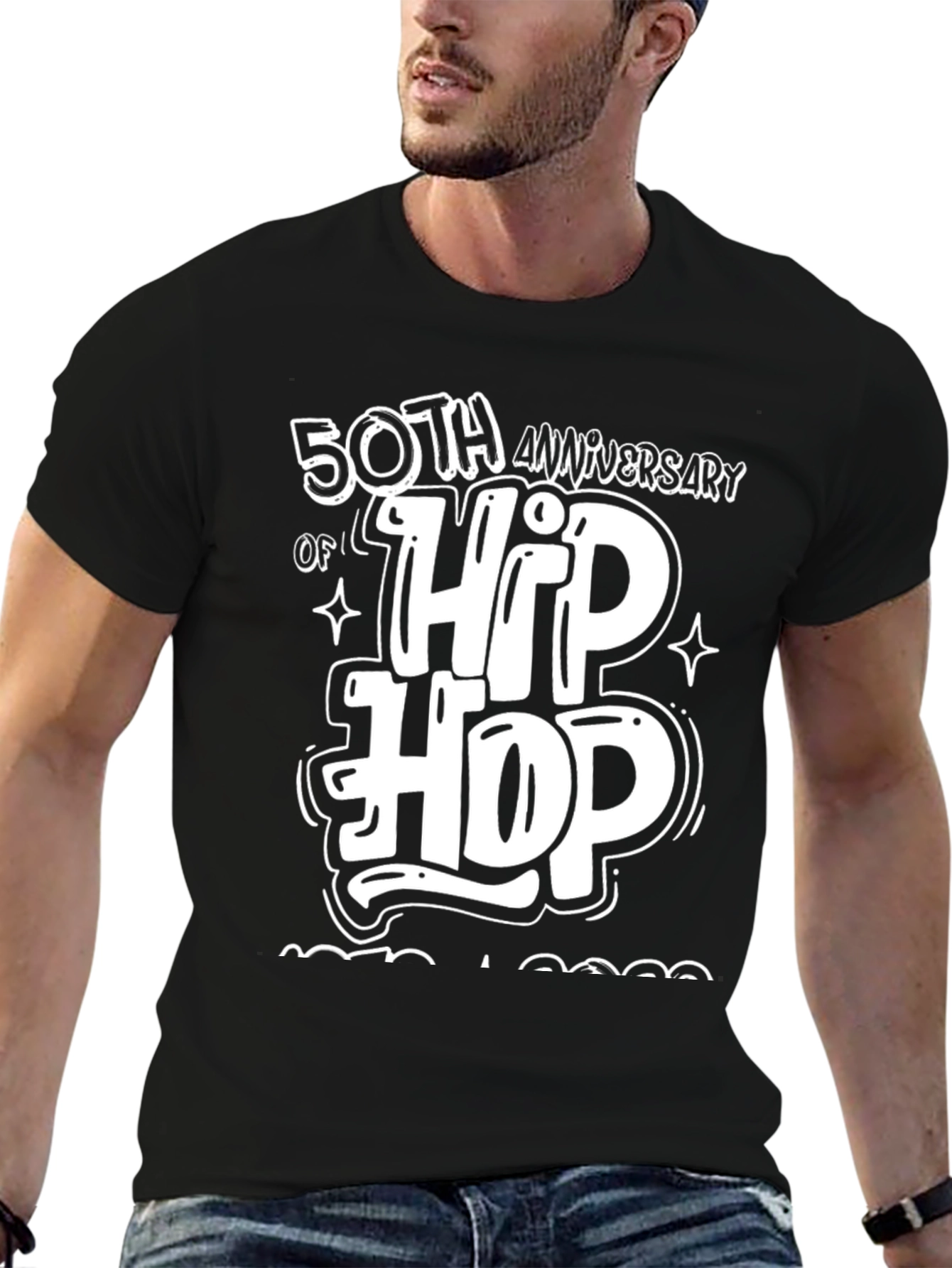 Hip Hop 50th Anniversary Black T-Shirt