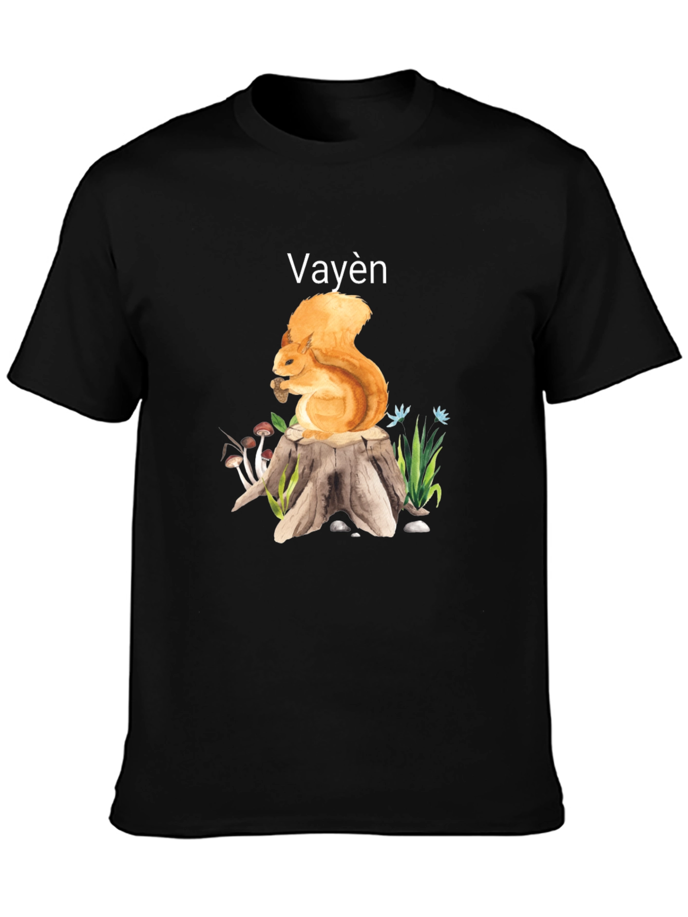 Whimsical Squirrel Tee - Vayèn Design