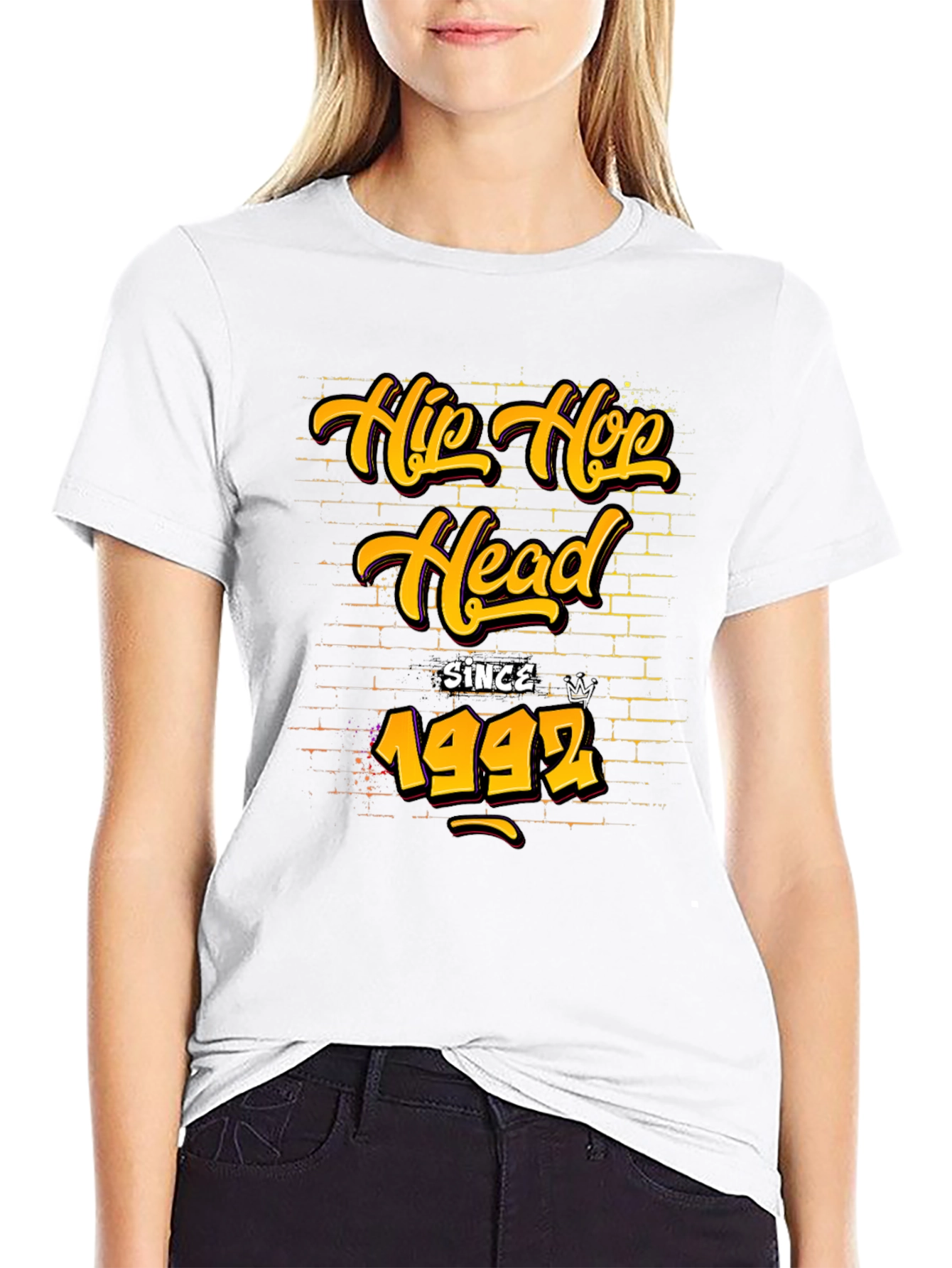 Hip Hop Head Since 1992 Black T-Shirt