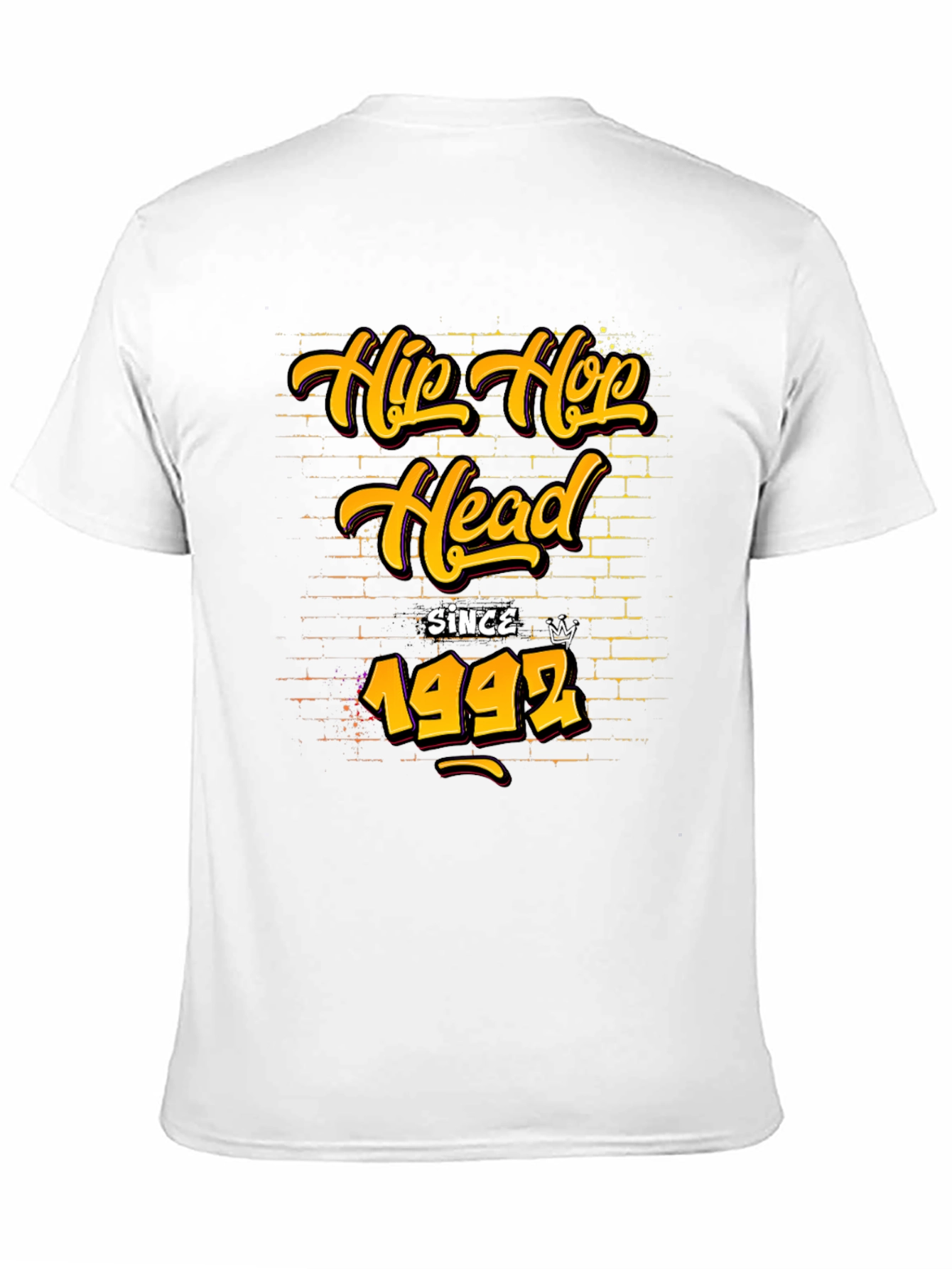 Hip Hop Head Since 1992 Black T-Shirt