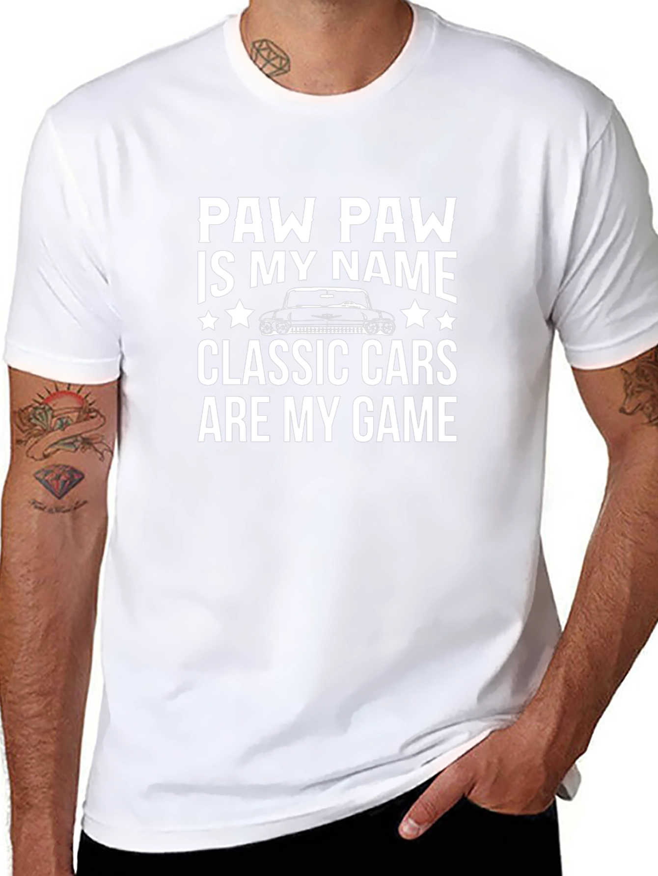 Paw Paw Classic Car T-Shirt - Grandfathers Game