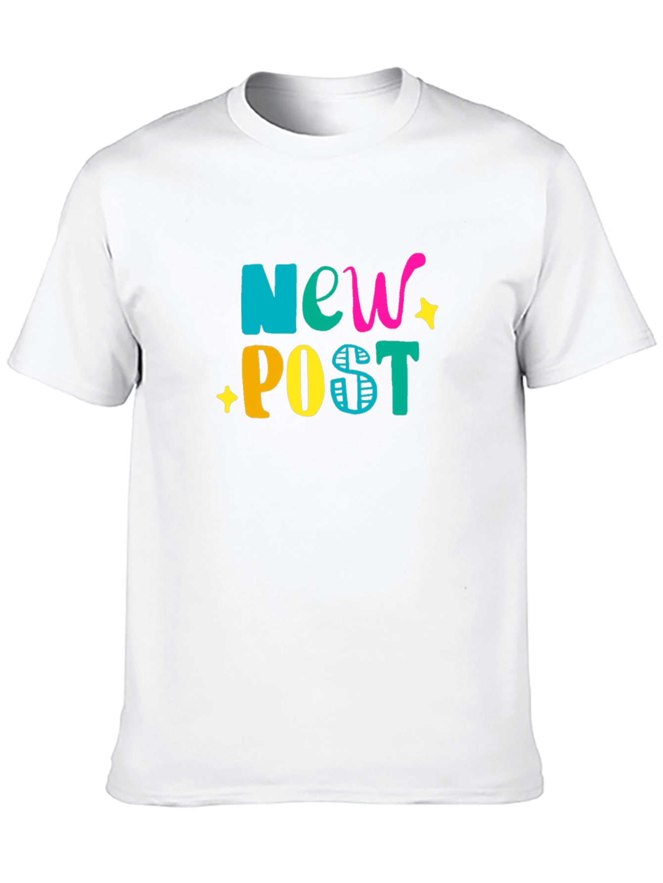 New Post Graphic Tee - Stylish Cotton Blend T-Shirt