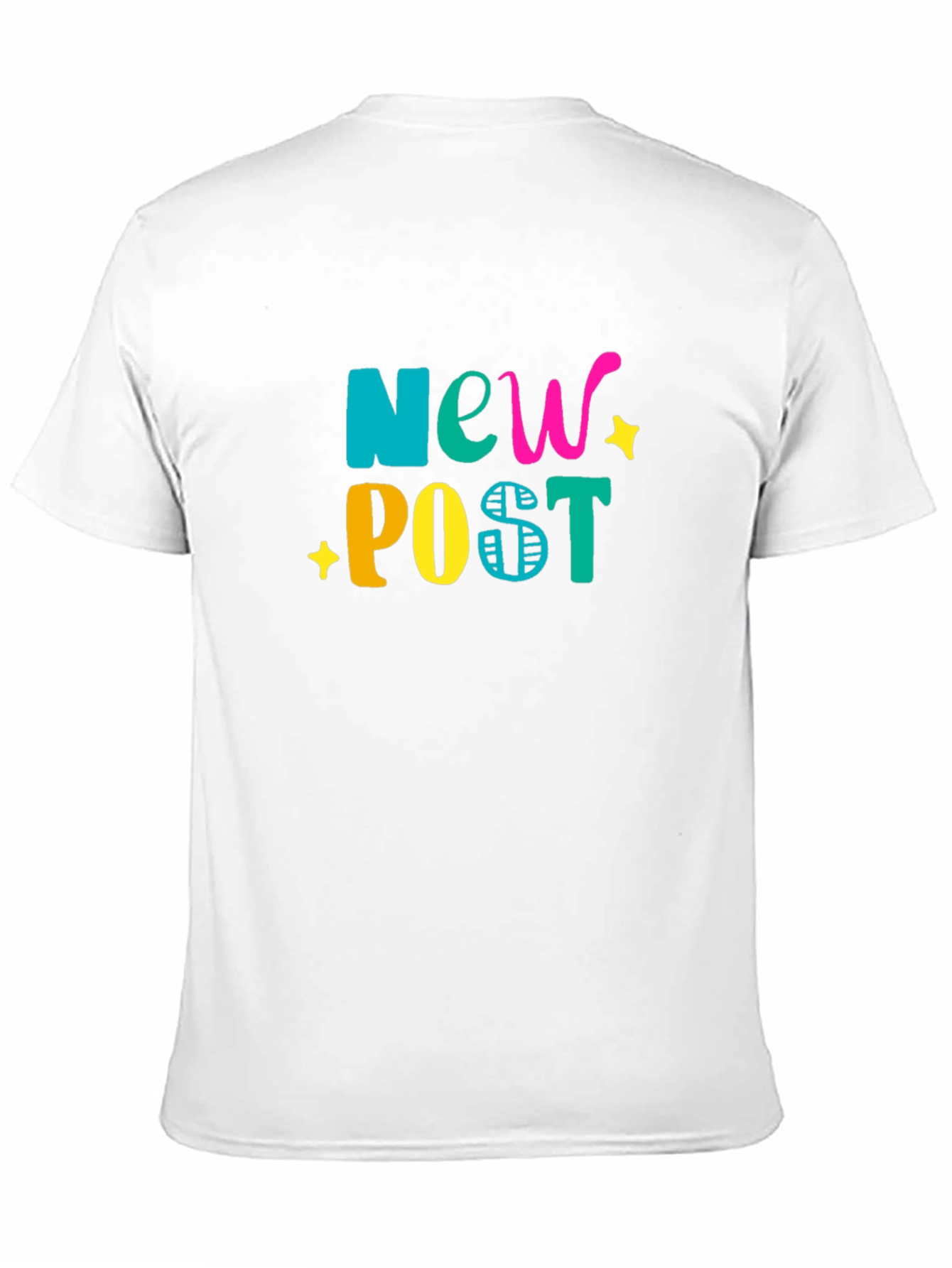 New Post Graphic Tee - Stylish Cotton Blend T-Shirt