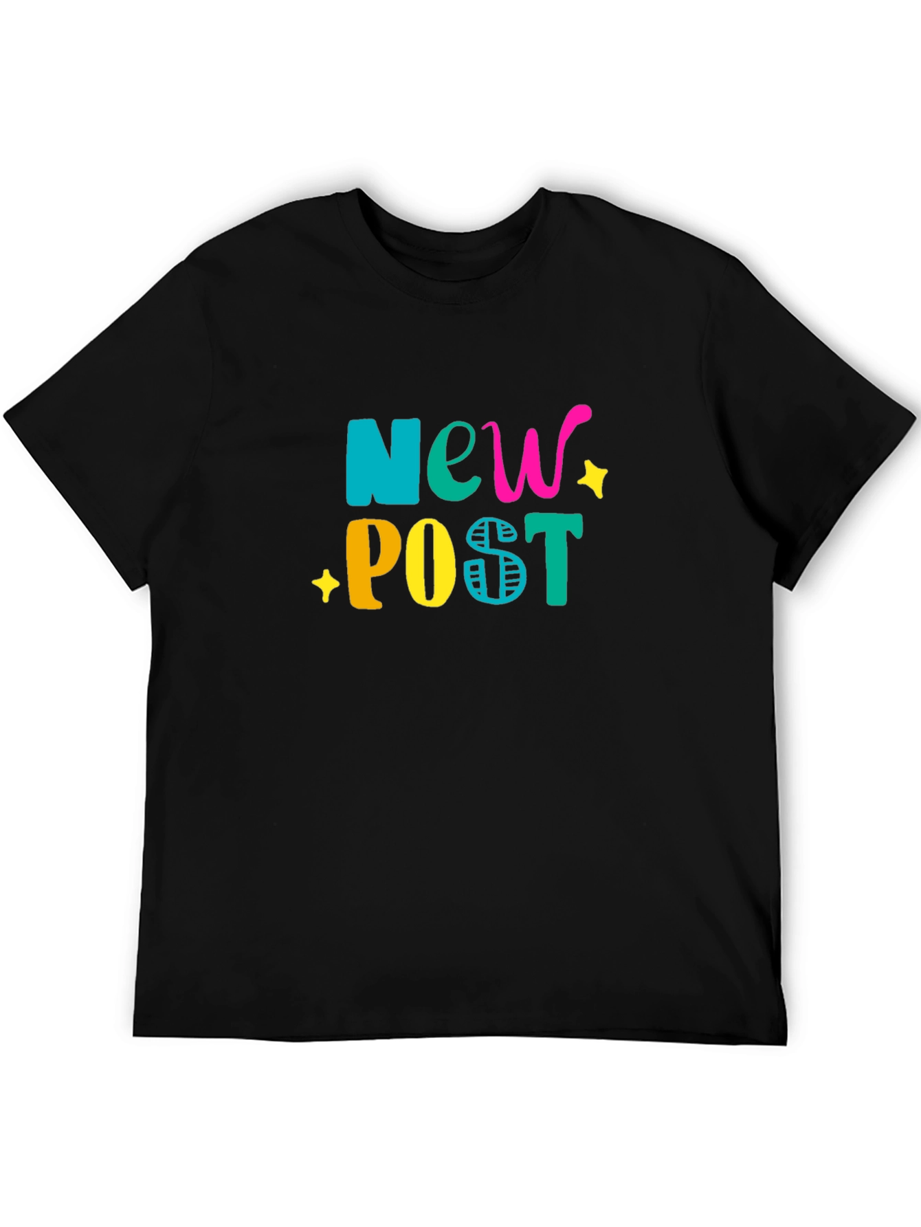 New Post Graphic Tee - Stylish Cotton Blend T-Shirt