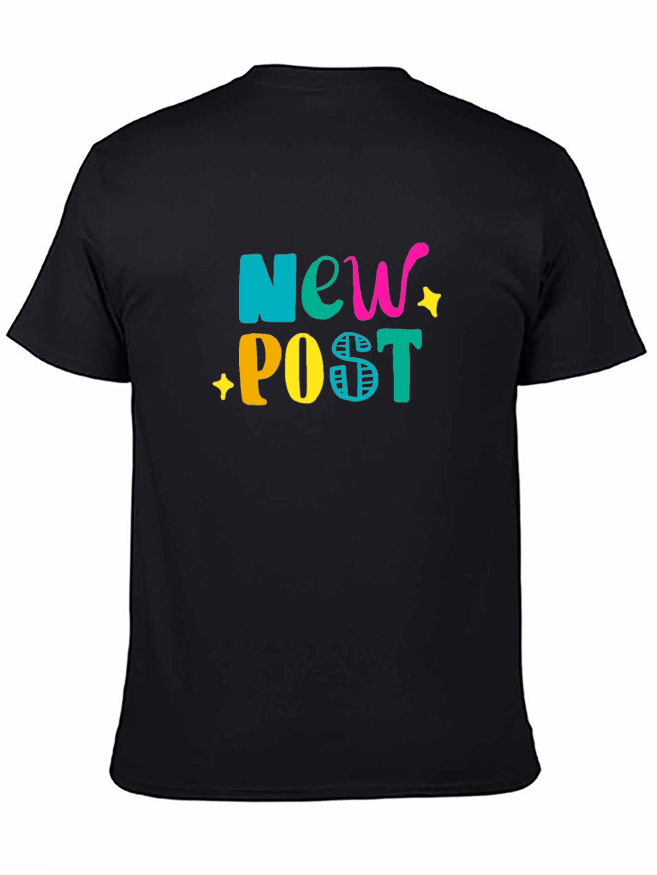 New Post Graphic Tee - Stylish Cotton Blend T-Shirt