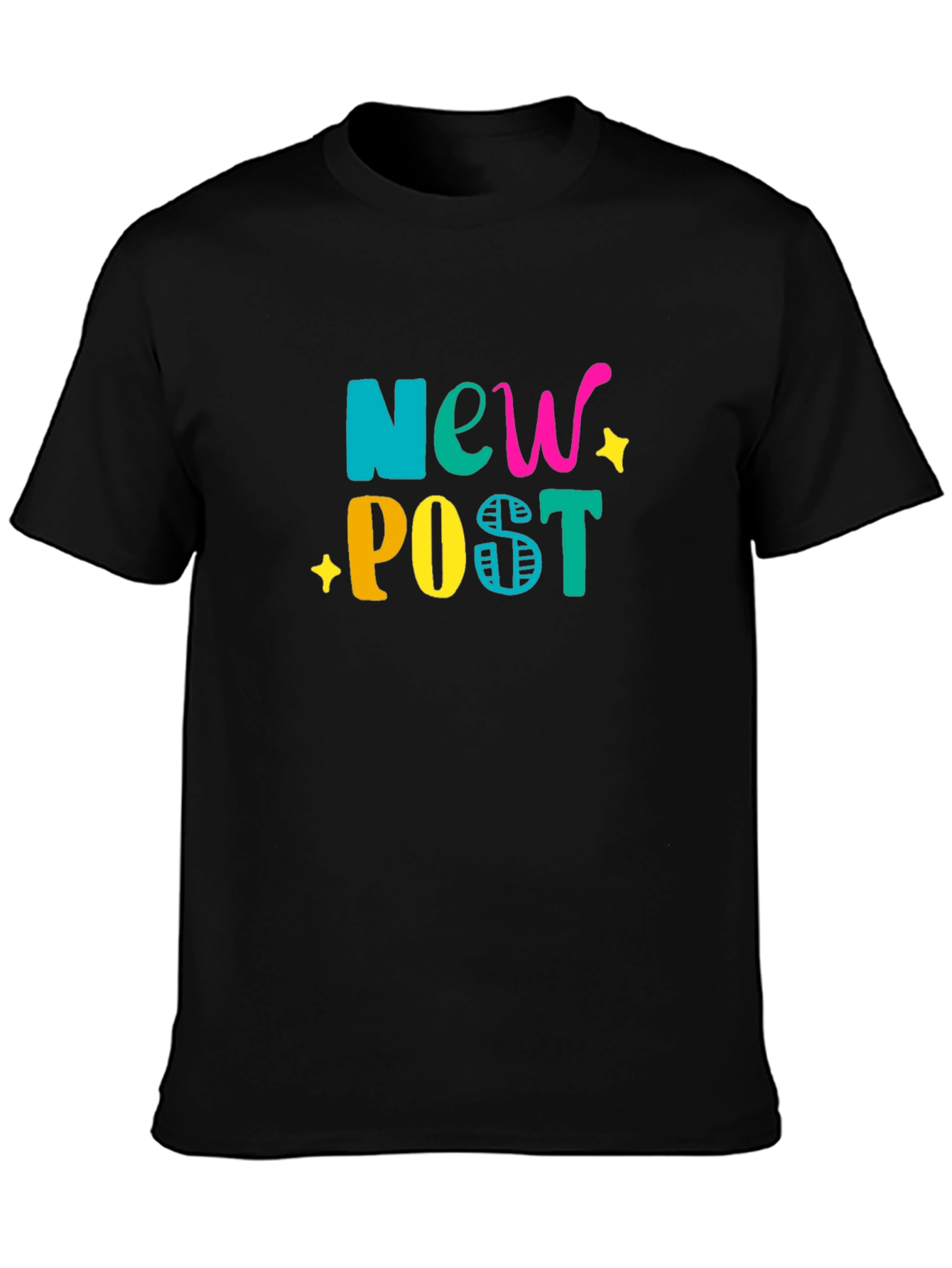 New Post Graphic Tee - Stylish Cotton Blend T-Shirt