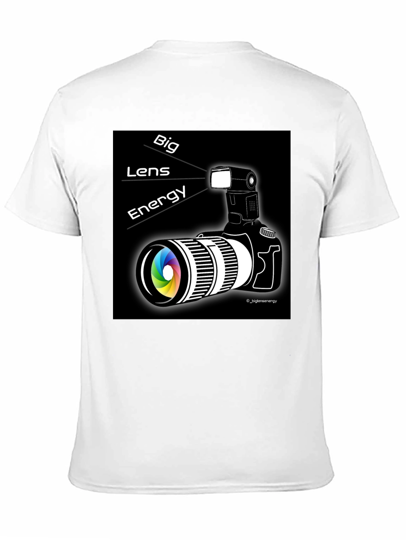 Big Lens Energy Graphic Tee - Black