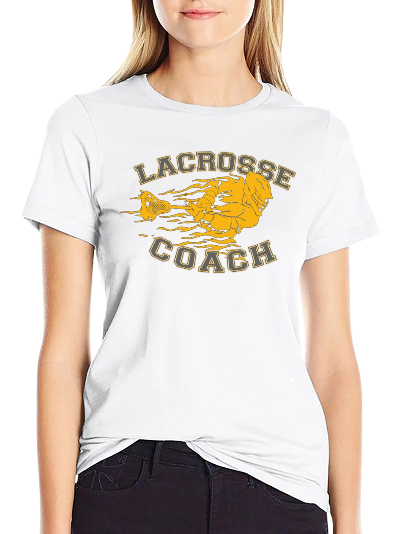 Lacrosse Coach Graphic Tee