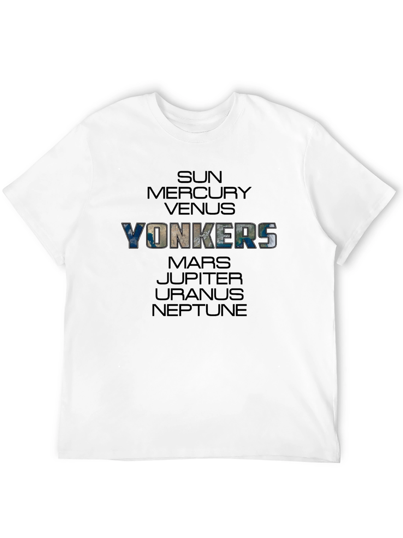Yonkers Planet T-Shirt - Space Graphic Tee