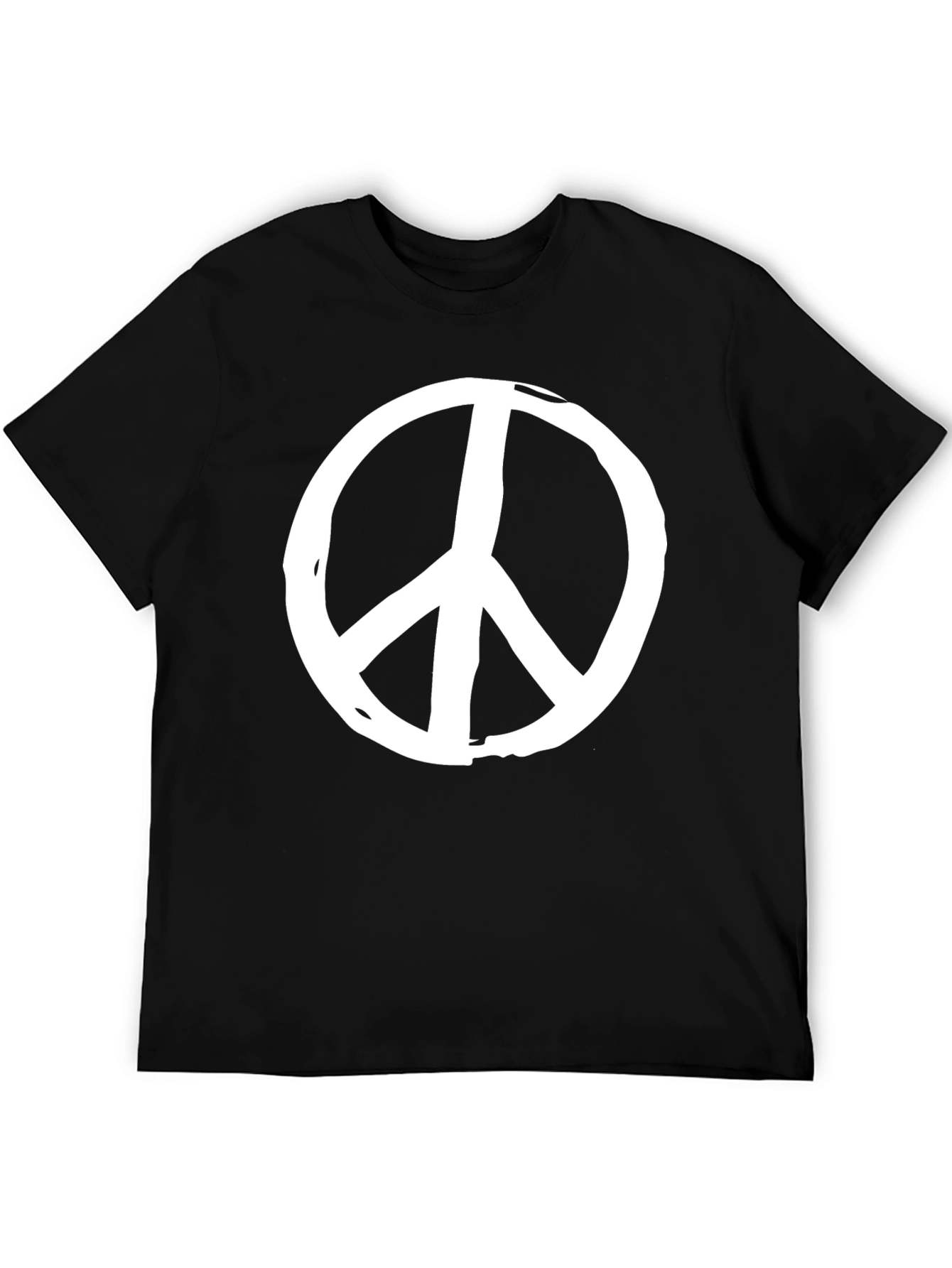 Peace Sign Graphic T-Shirt - Stylish & Comfortable