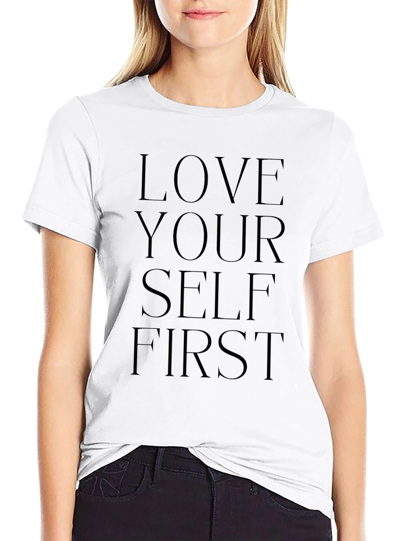Love Yourself First Black T-Shirt