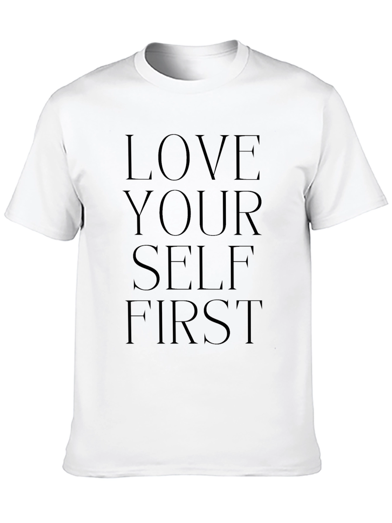 Love Yourself First Black T-Shirt